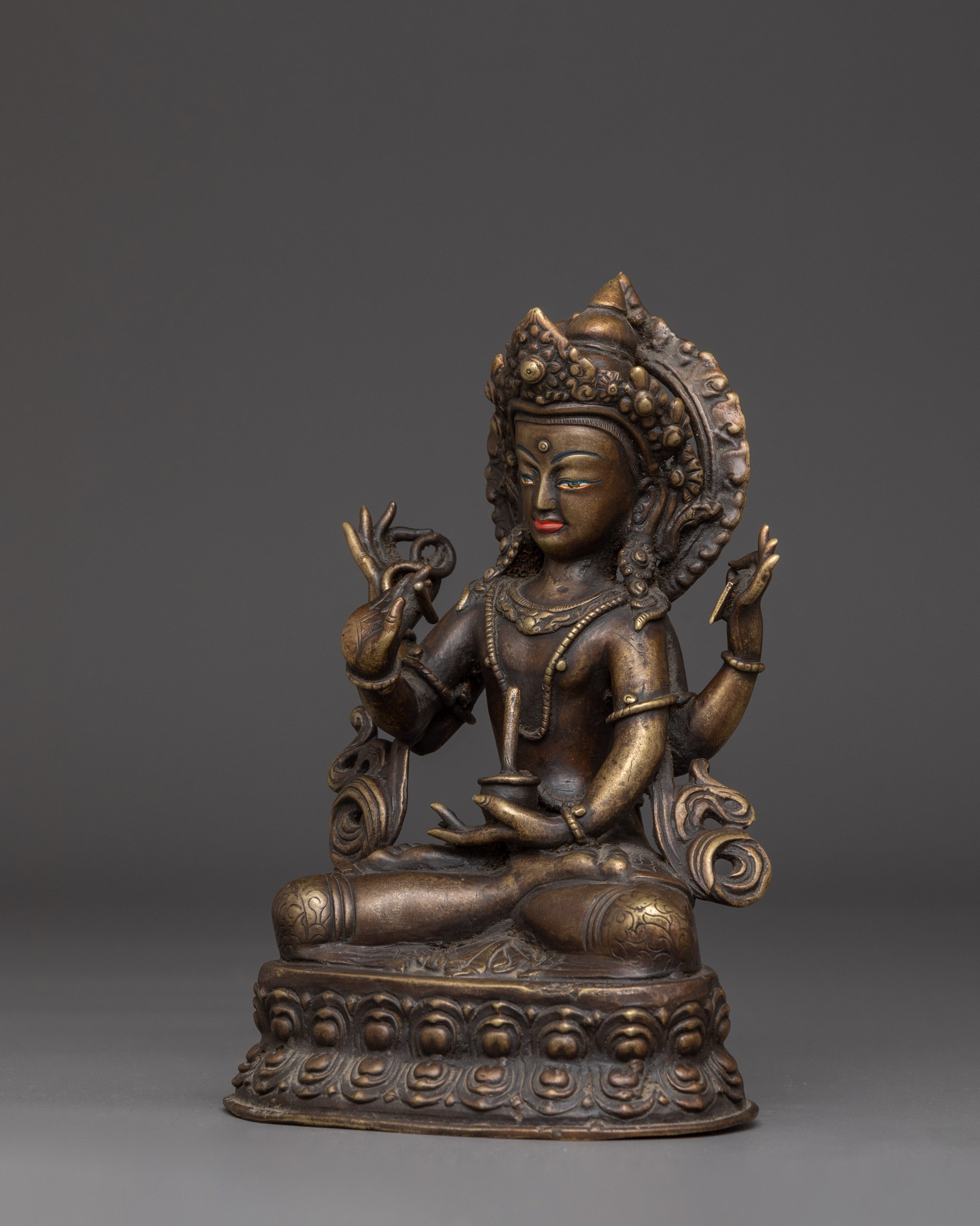 Four-Armed Prajnaparamita Statue | Embodiment of Wisdom