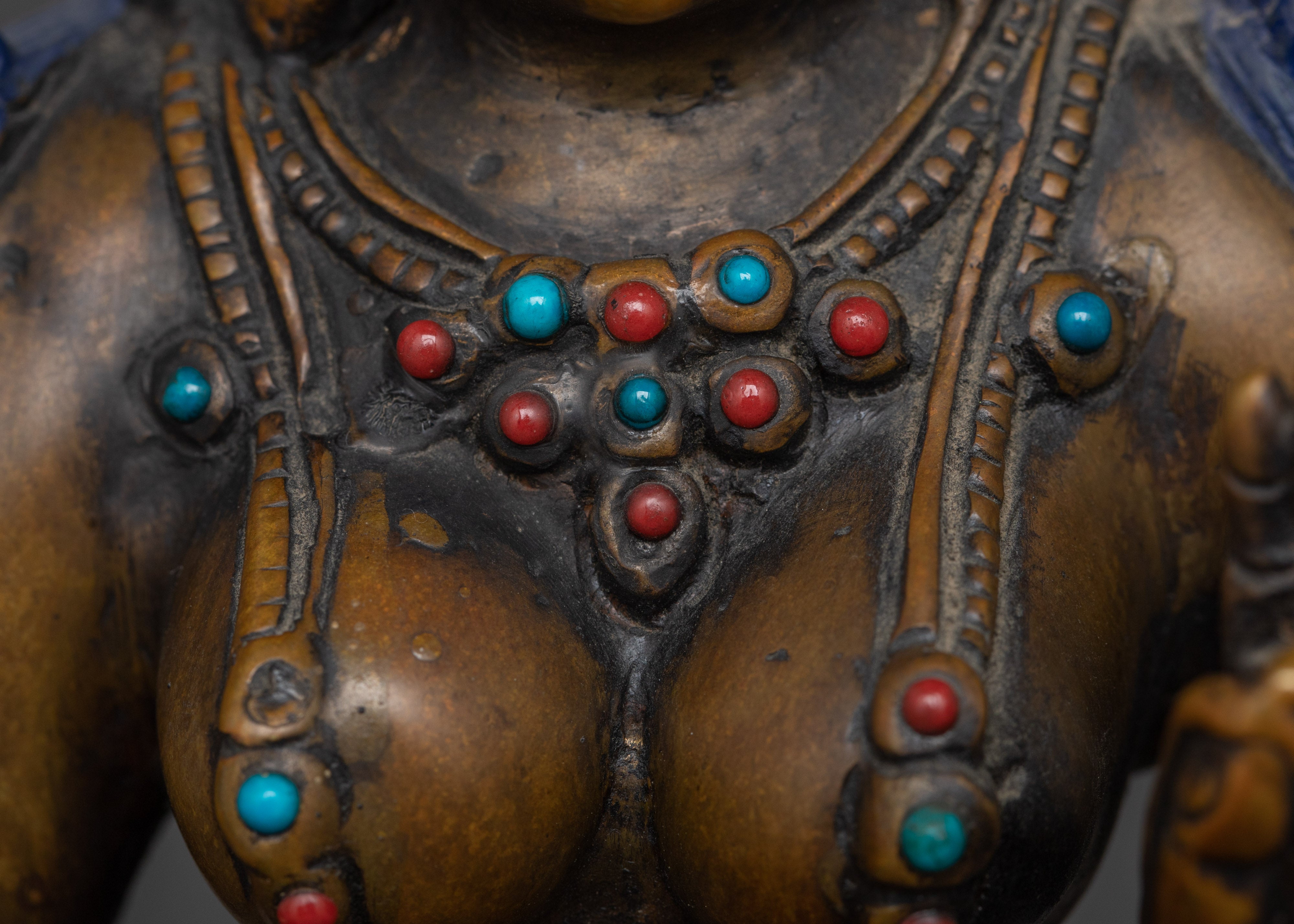 Oxidized White Tara Statue | Sita Tara - Compassionate and Healing Deity