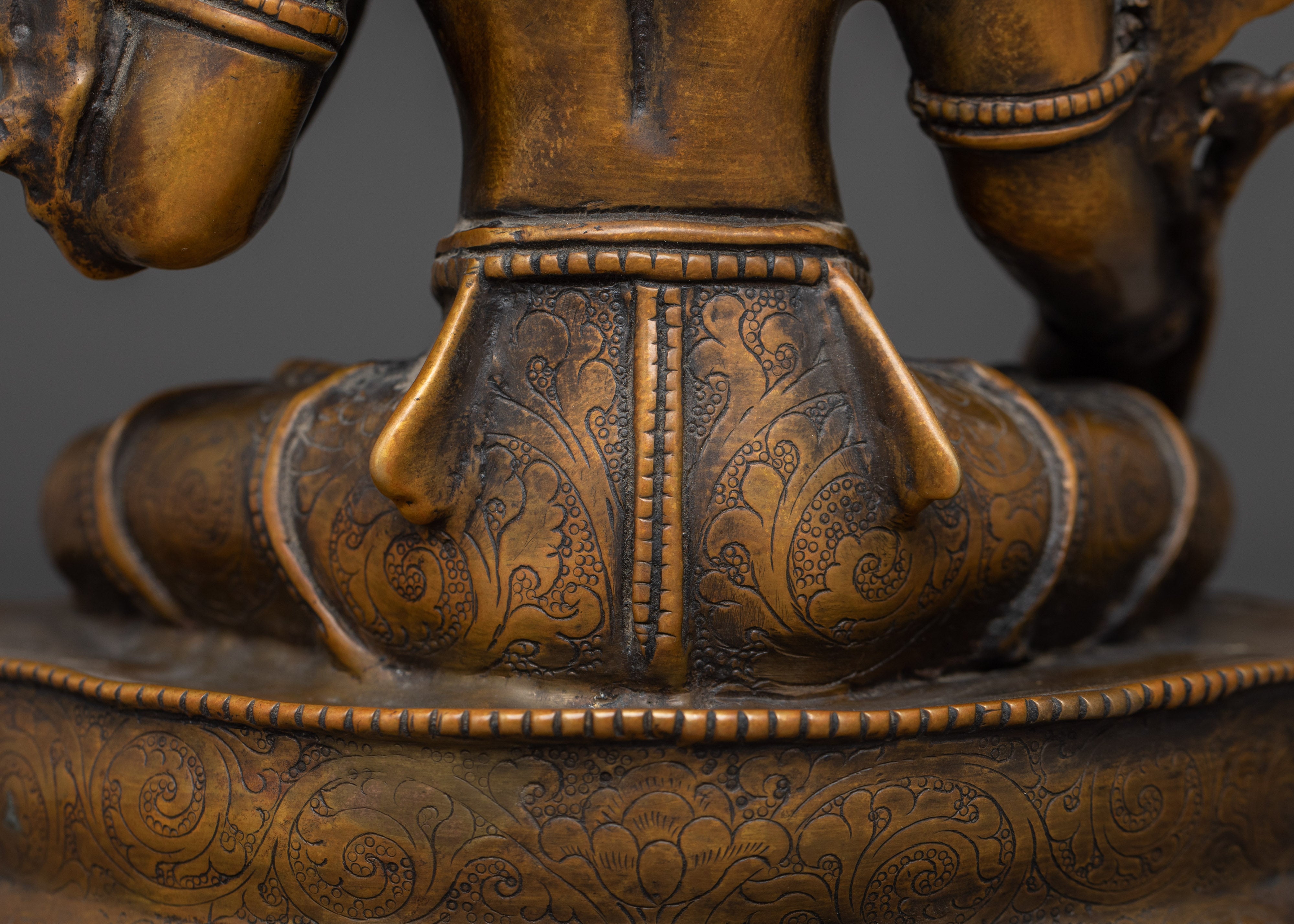 Oxidized White Tara Statue | Sita Tara - Compassionate and Healing Deity