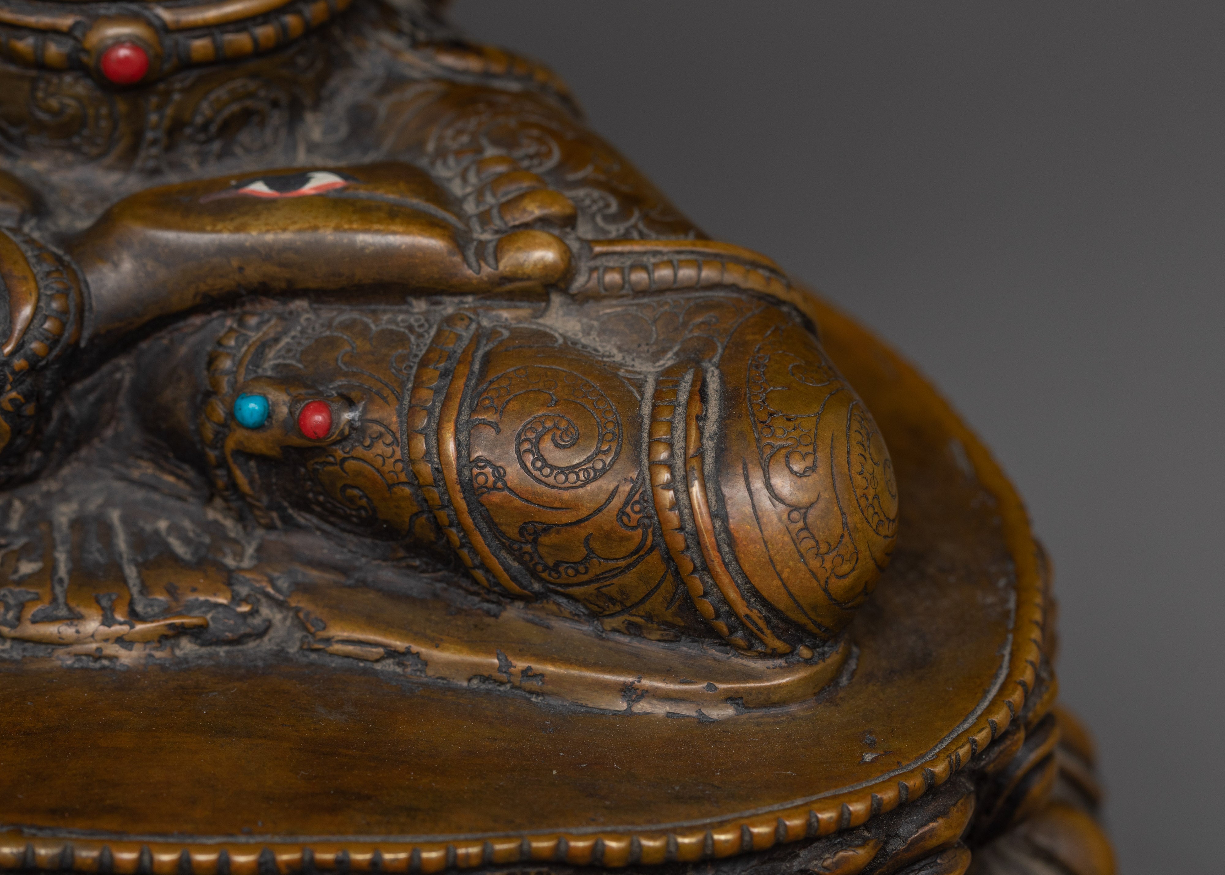 Oxidized White Tara Statue | Sita Tara - Compassionate and Healing Deity