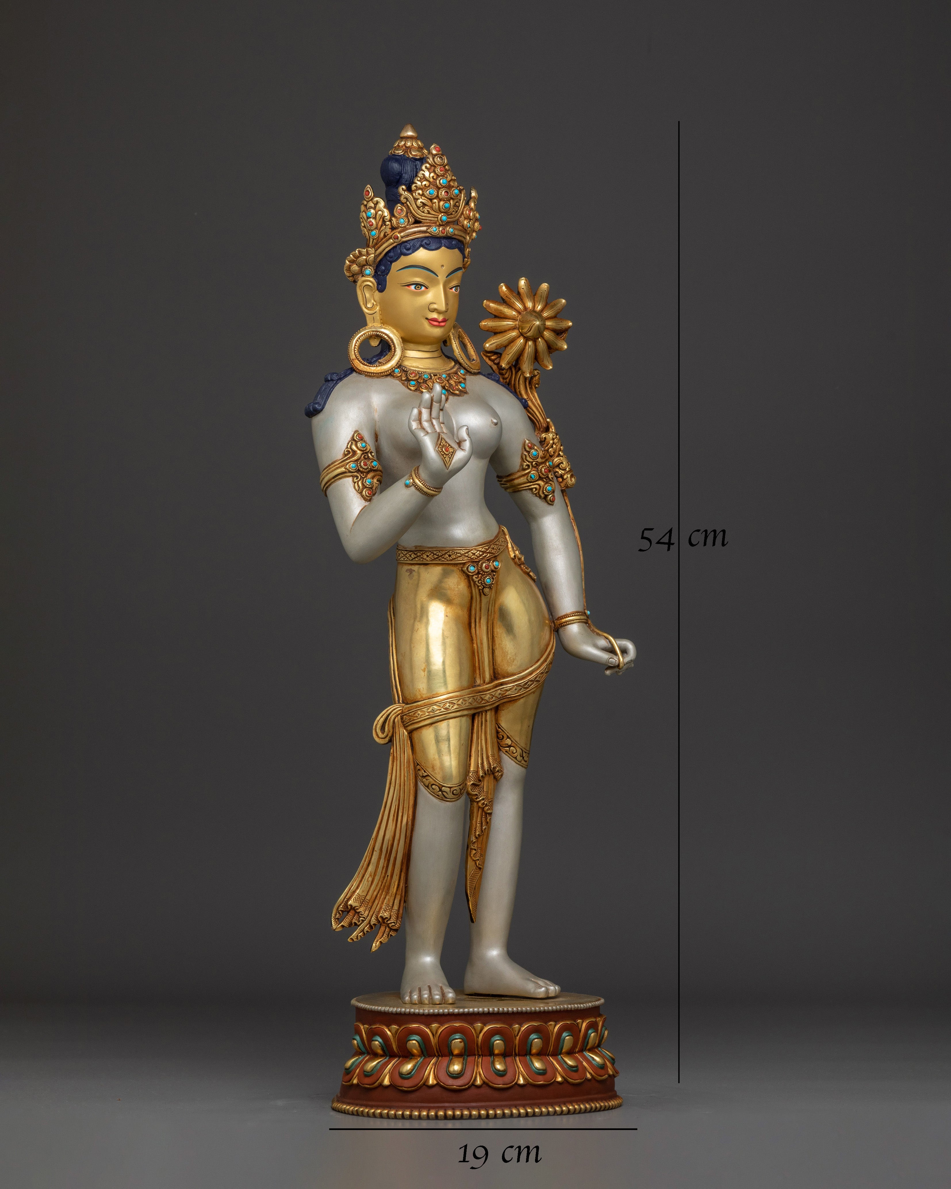 green-tara-standing-statue