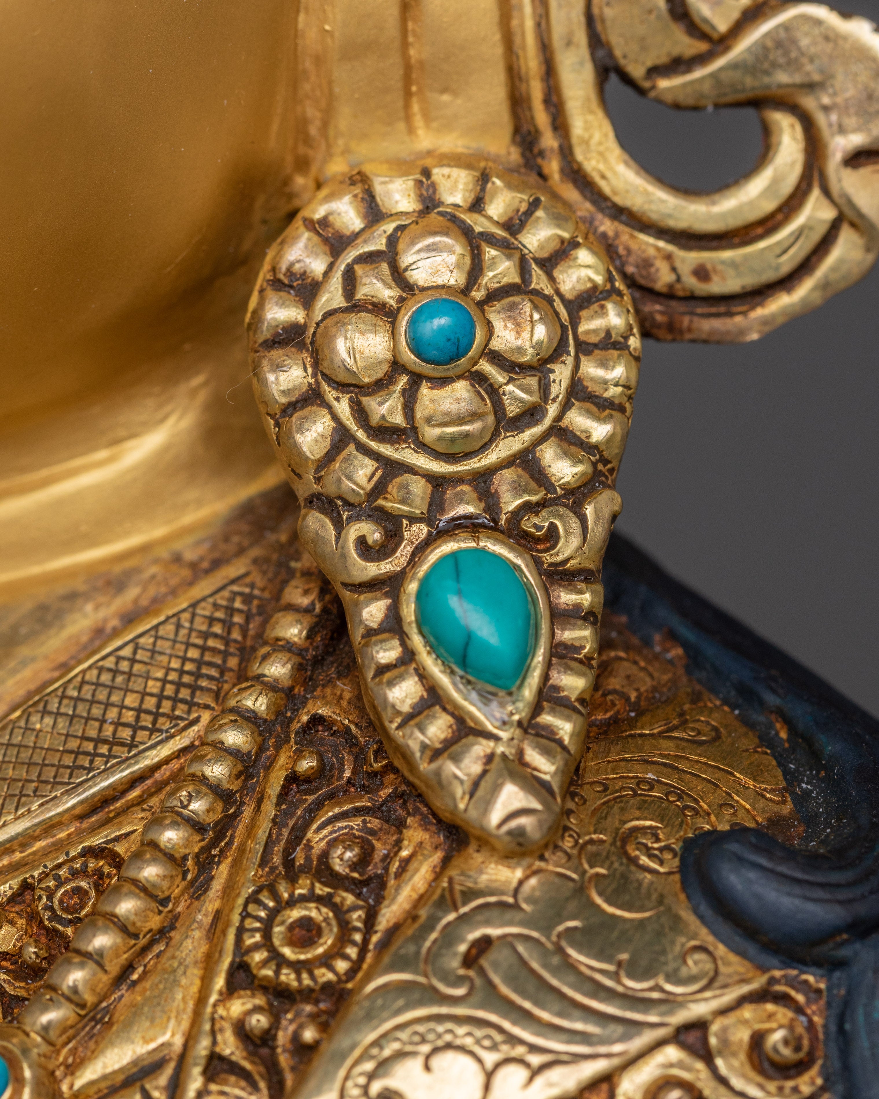 Tibetan Spirituality Guru Rinpoche Statue | Buddhist Master