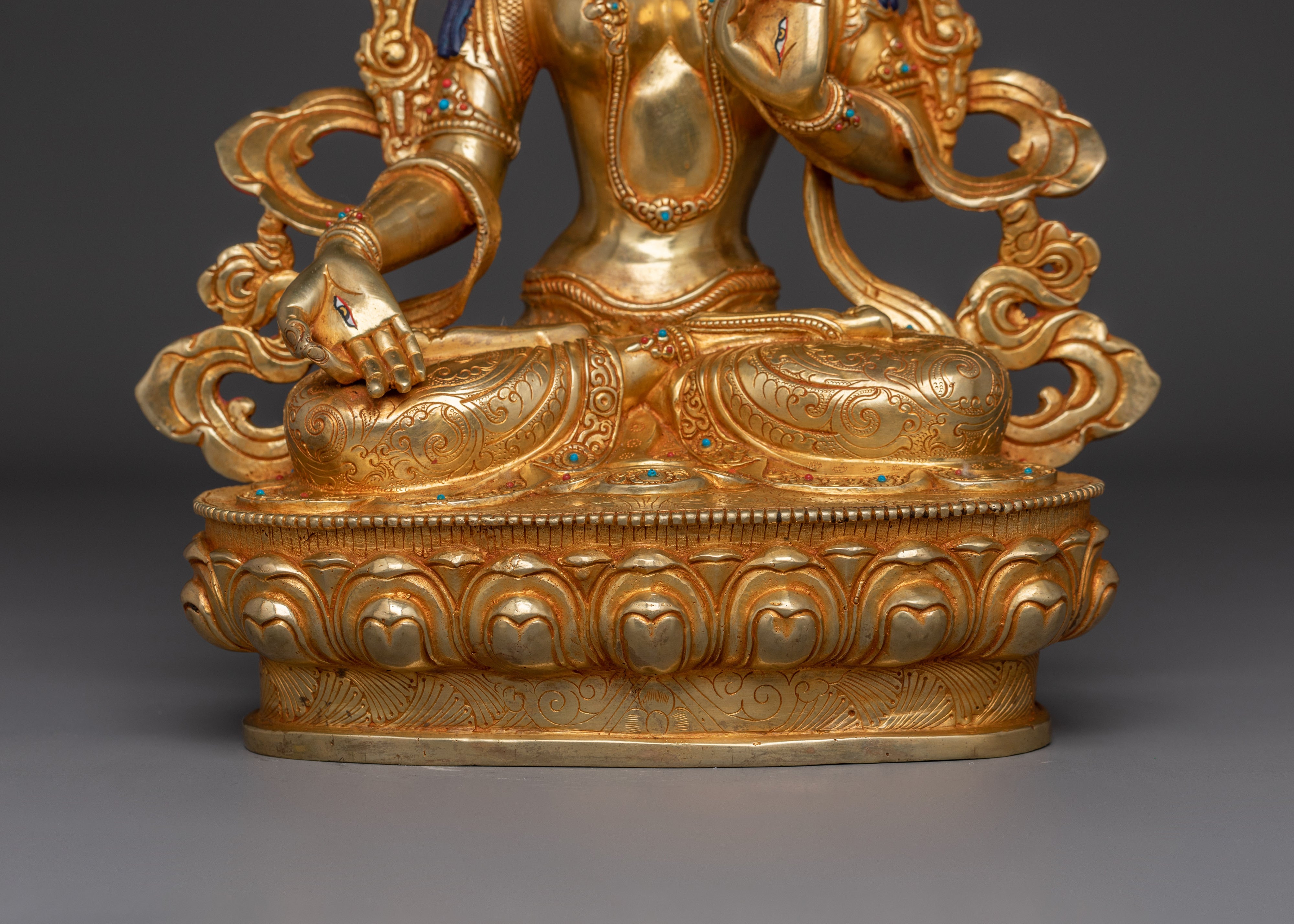 Longevity Goddess White Tara Statue | Tibetan Goddess of Compassion