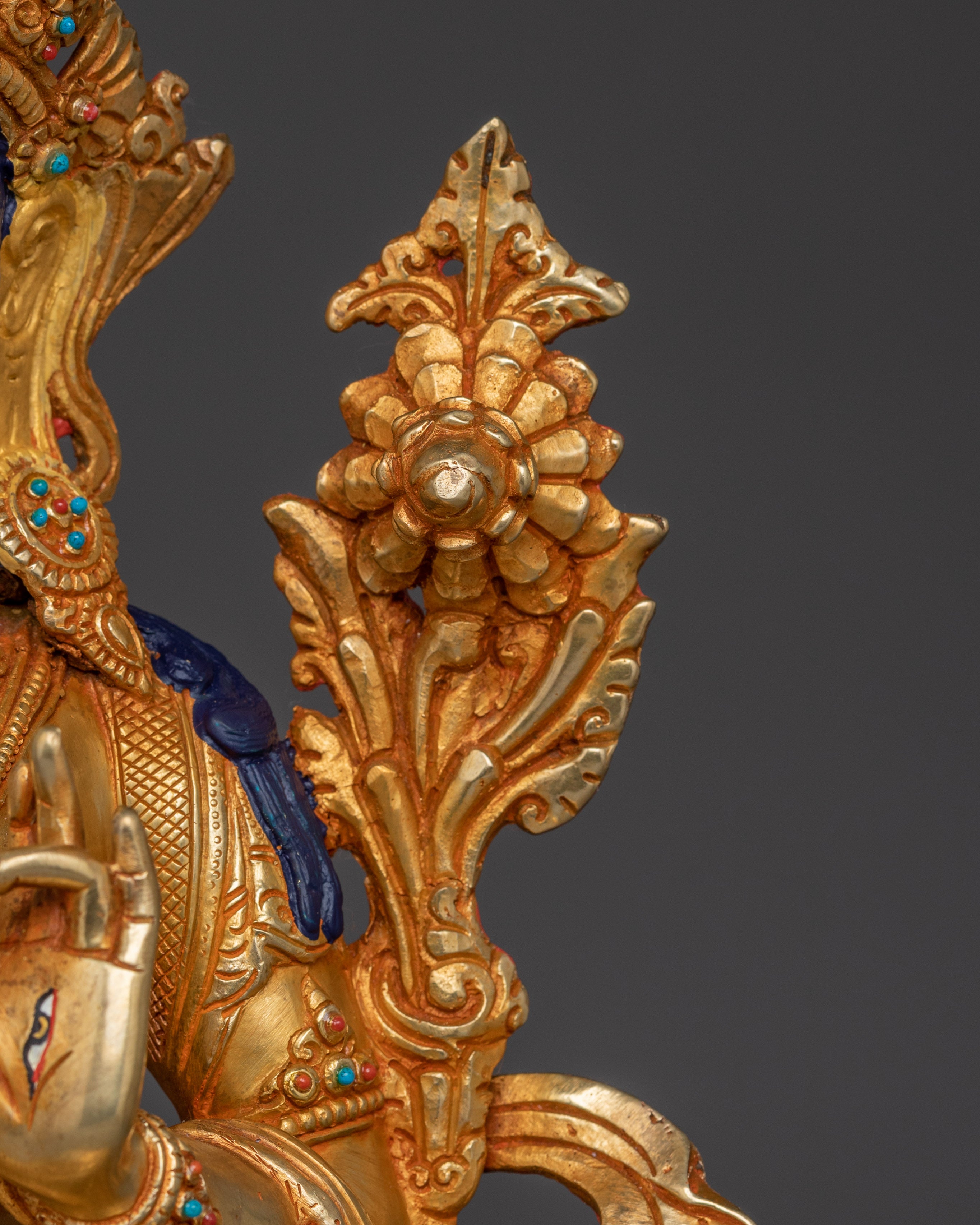 Longevity Goddess White Tara Statue | Tibetan Goddess of Compassion