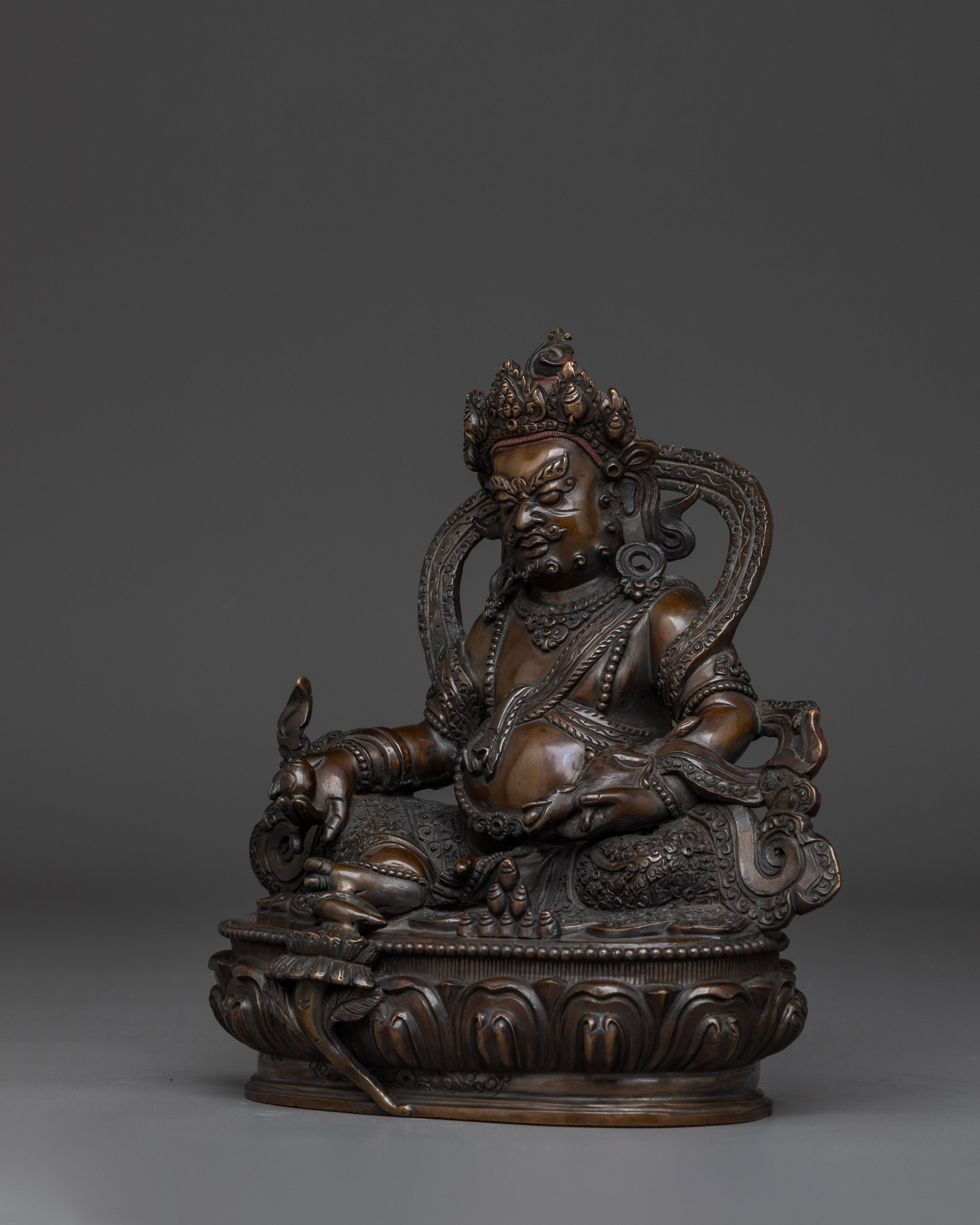 Handmade Artwork of Dzambhala | Deity of Wealth and Prosperity