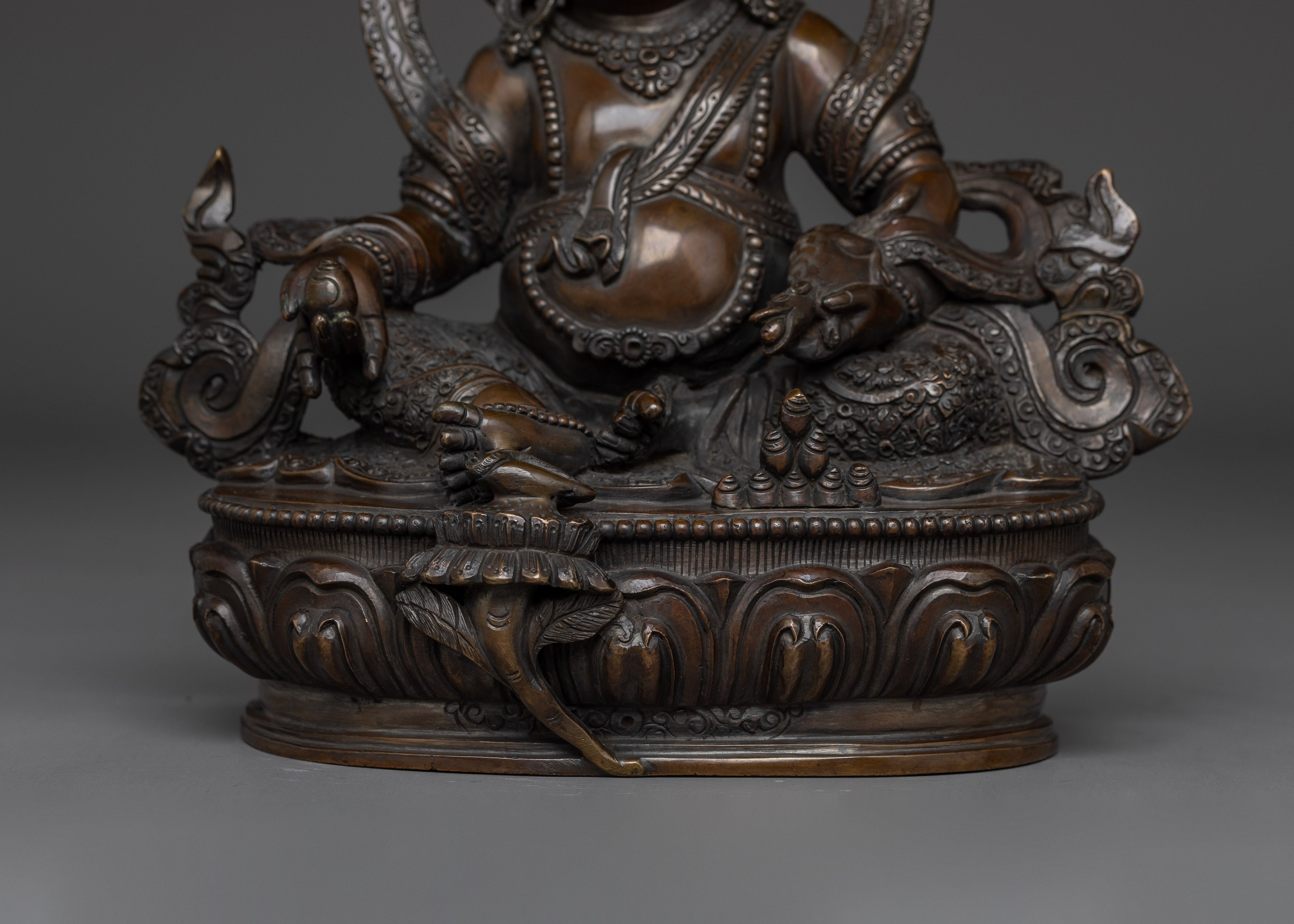 Handmade Artwork of Dzambhala | Deity of Wealth and Prosperity