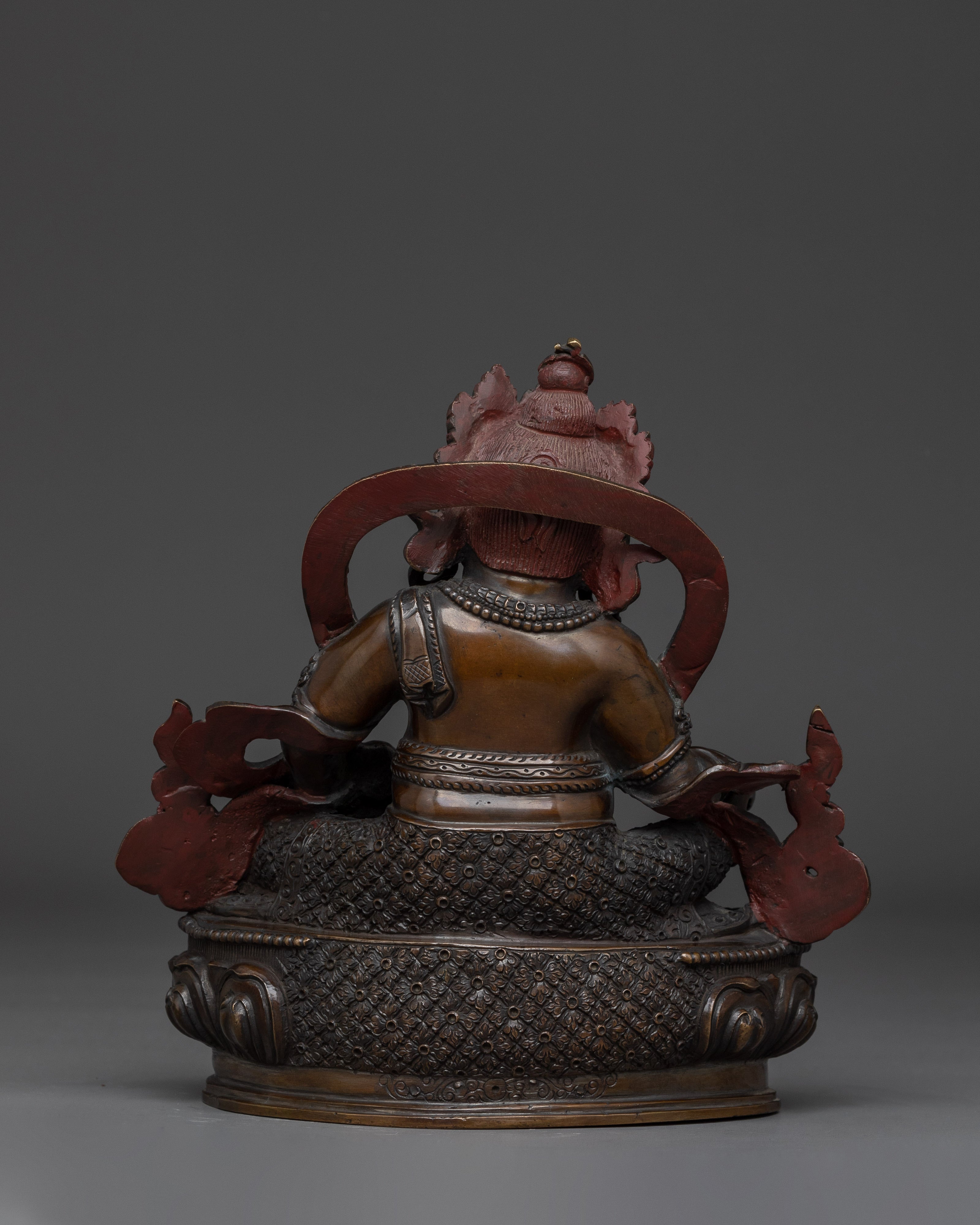 Handmade Artwork of Dzambhala | Deity of Wealth and Prosperity