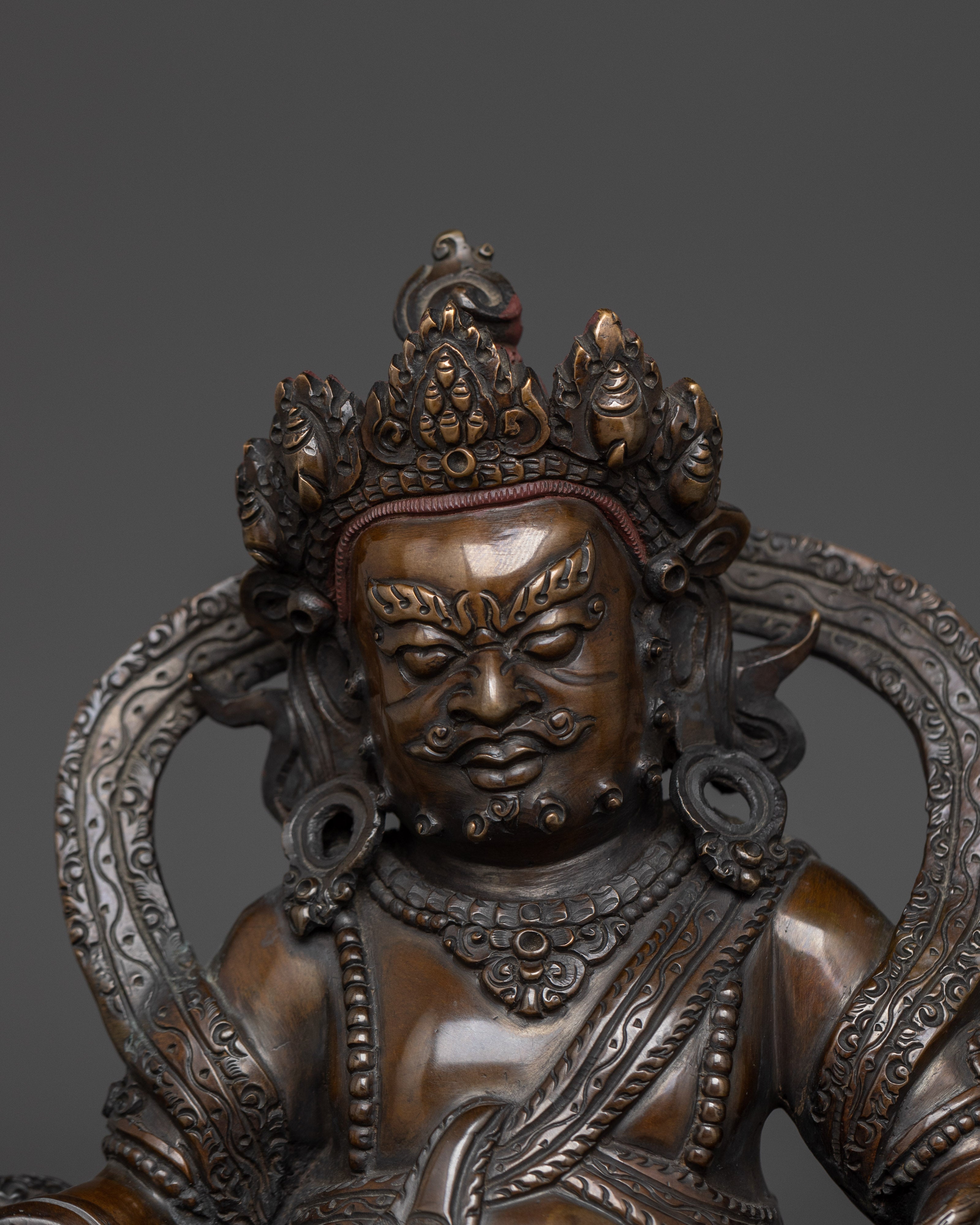 Handmade Artwork of Dzambhala | Deity of Wealth and Prosperity