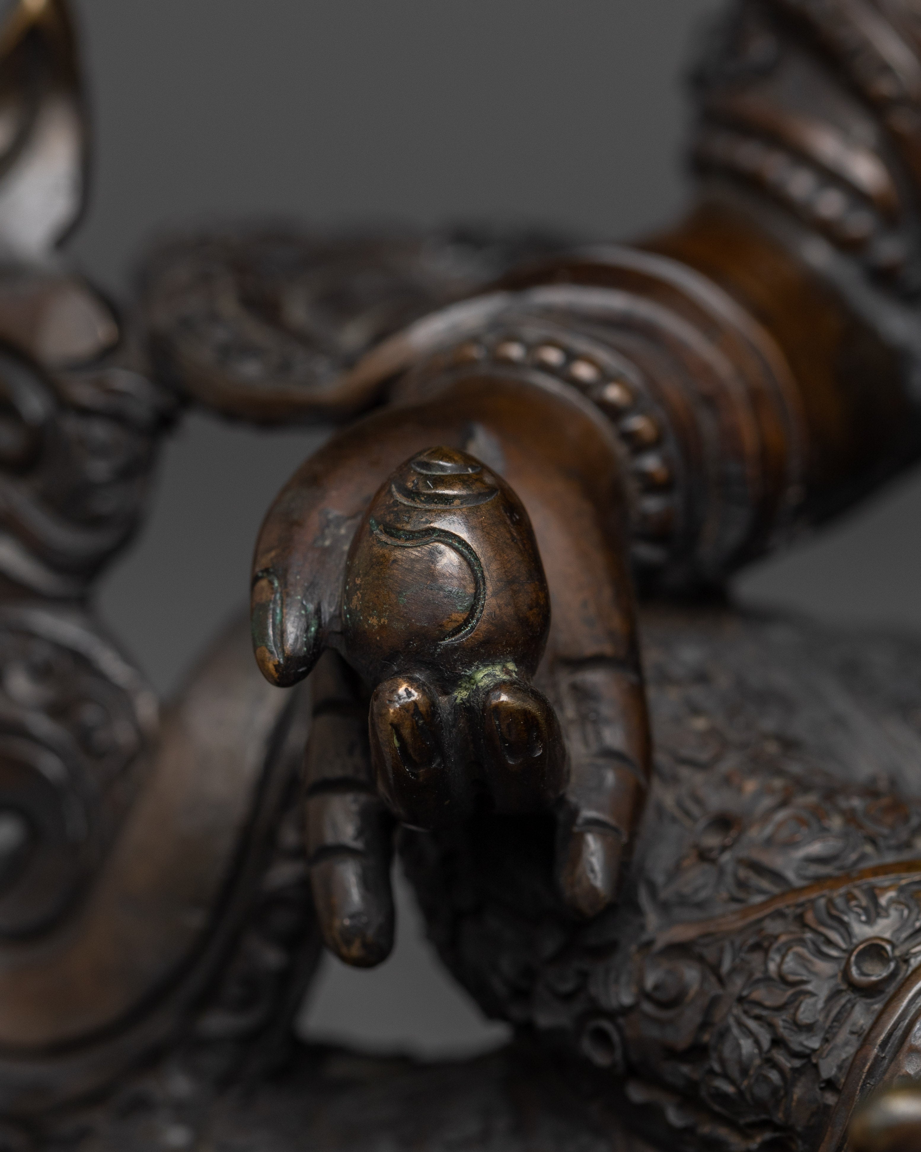 Handmade Artwork of Dzambhala | Deity of Wealth and Prosperity