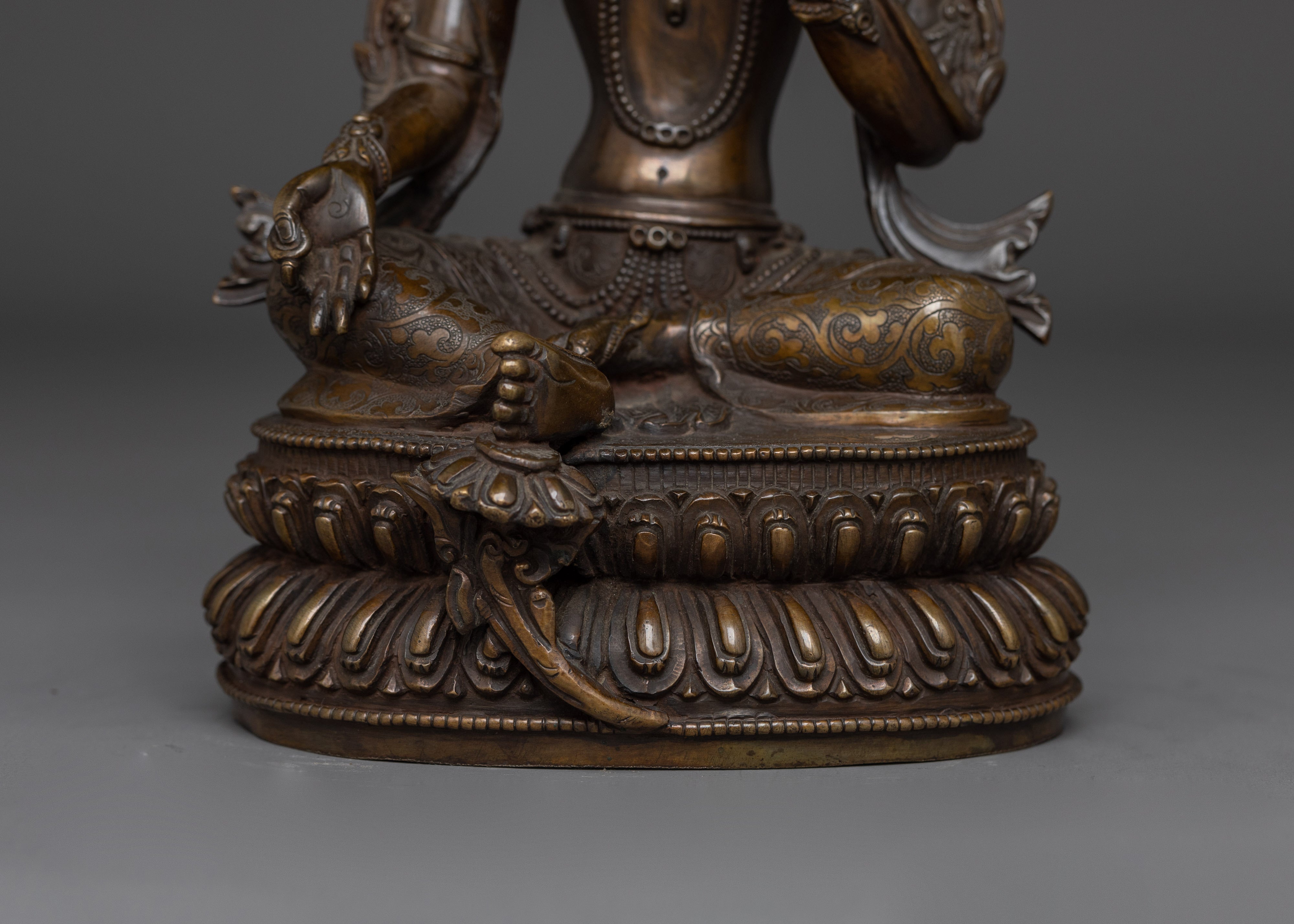 Shyama Tara - Mother of All Buddhas | Majestic Green Tara Sculpture
