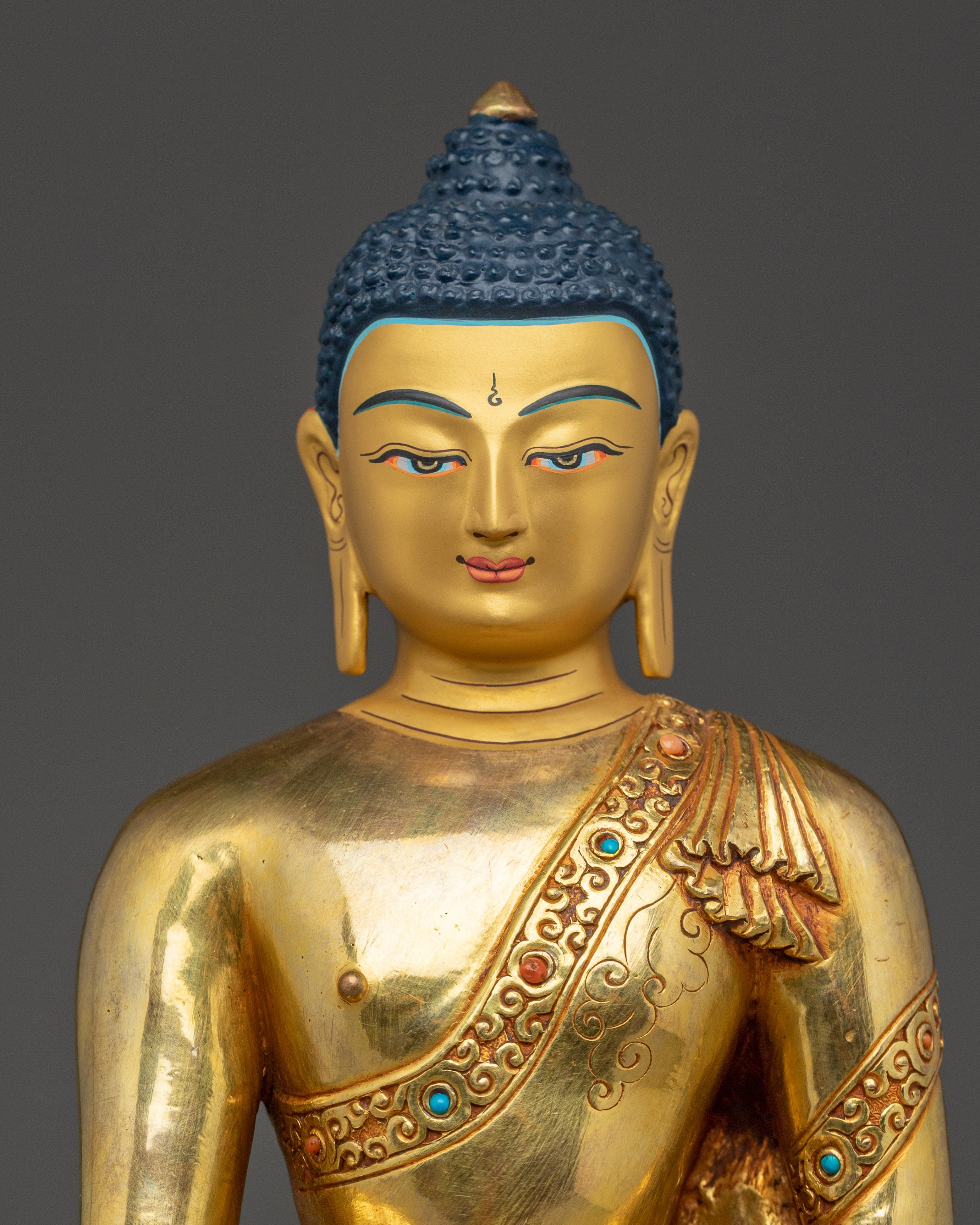 Buddhist Artwork of Shakyamuni Buddha | Peaceful Deity