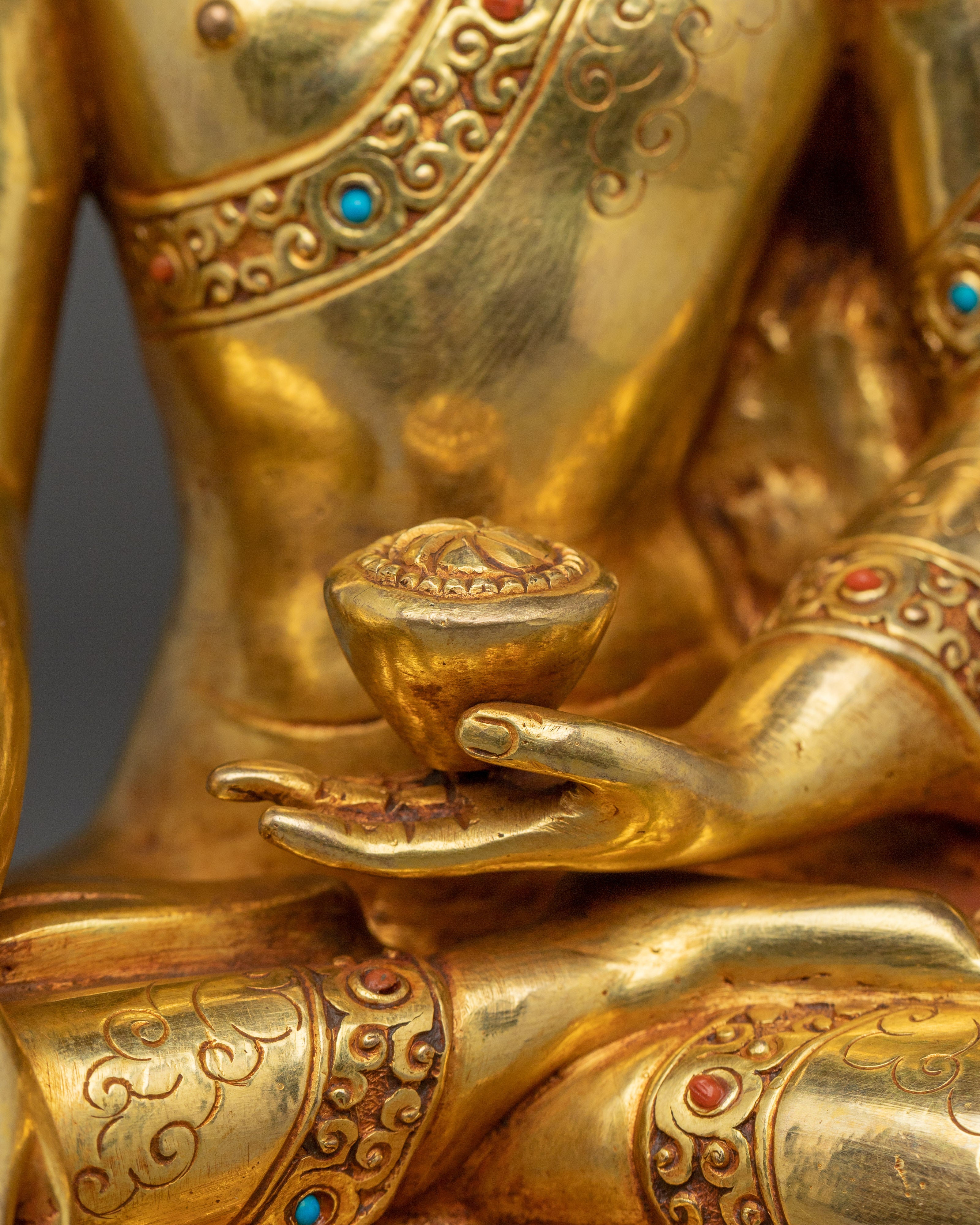 Buddhist Artwork of Shakyamuni Buddha | Peaceful Deity