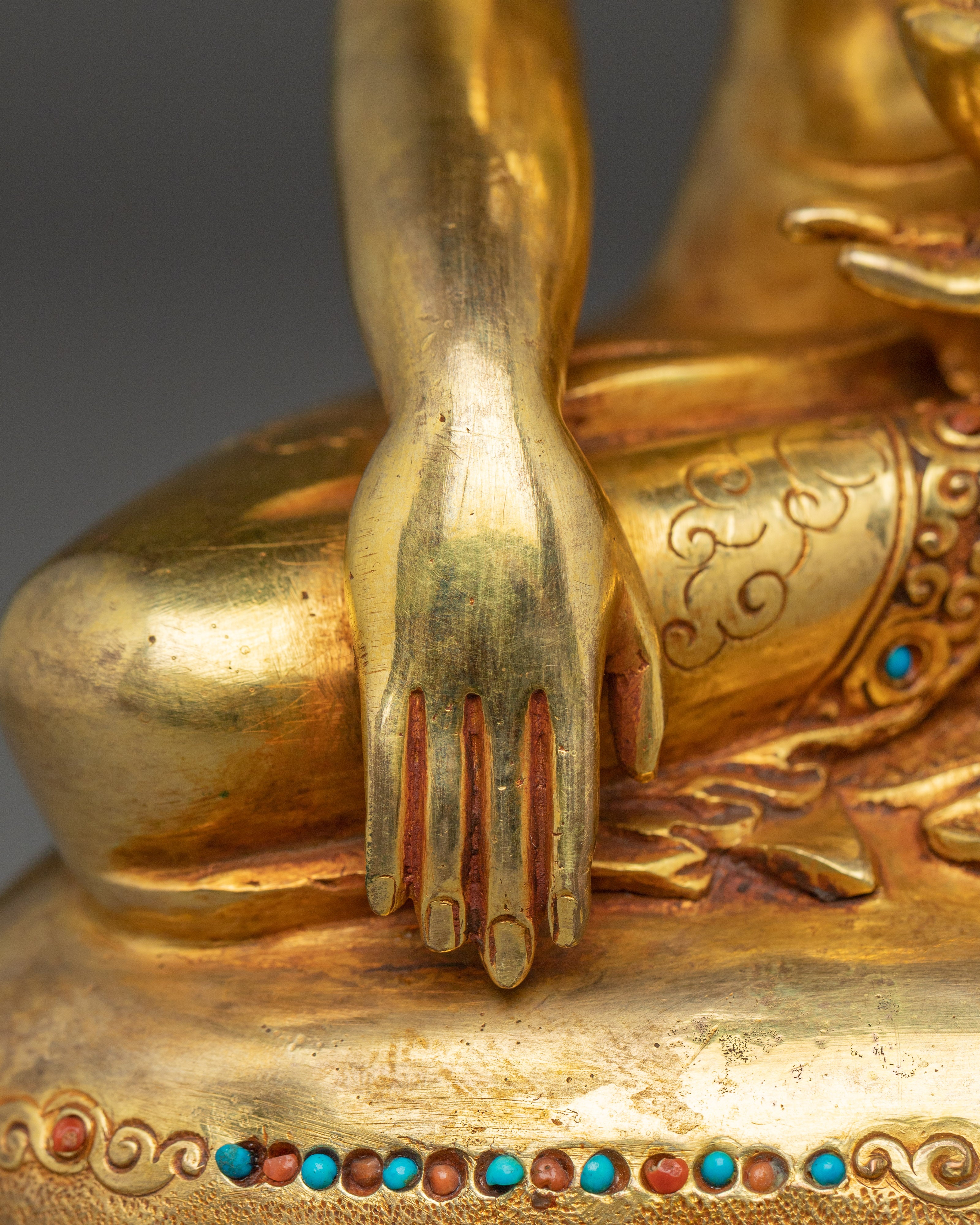 Buddhist Artwork of Shakyamuni Buddha | Peaceful Deity