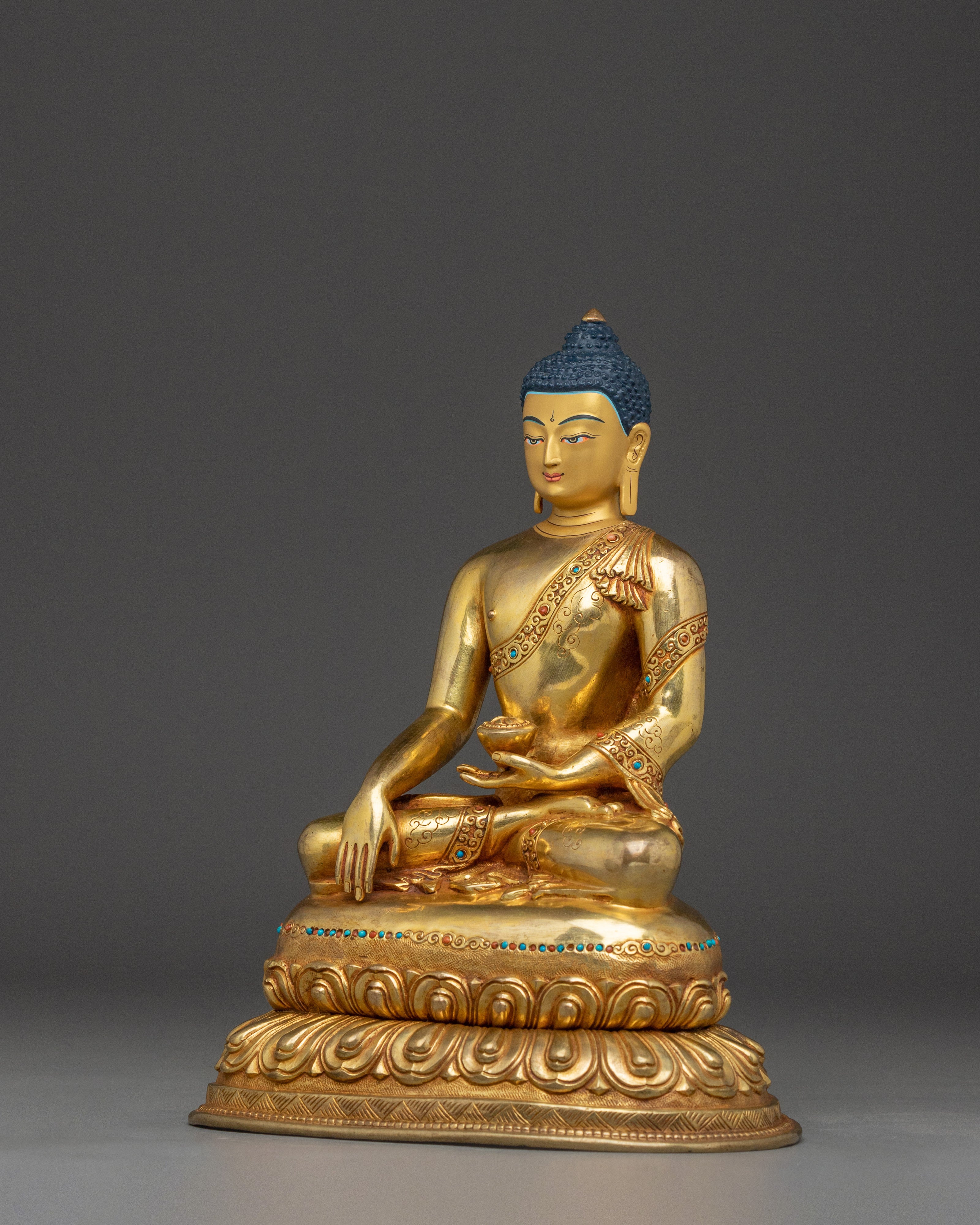 Buddhist Artwork of Shakyamuni Buddha | Peaceful Deity
