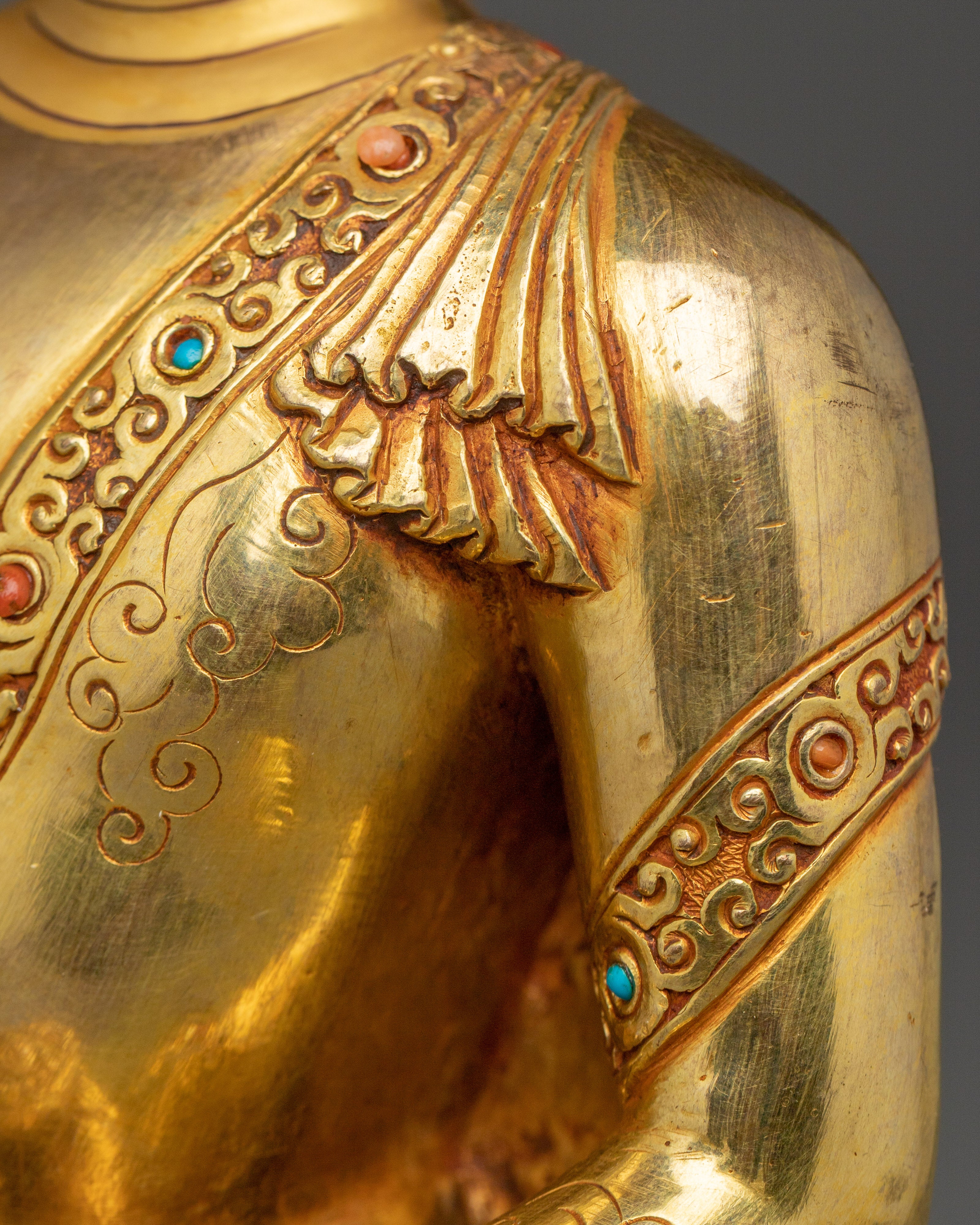 Buddhist Artwork of Shakyamuni Buddha | Peaceful Deity