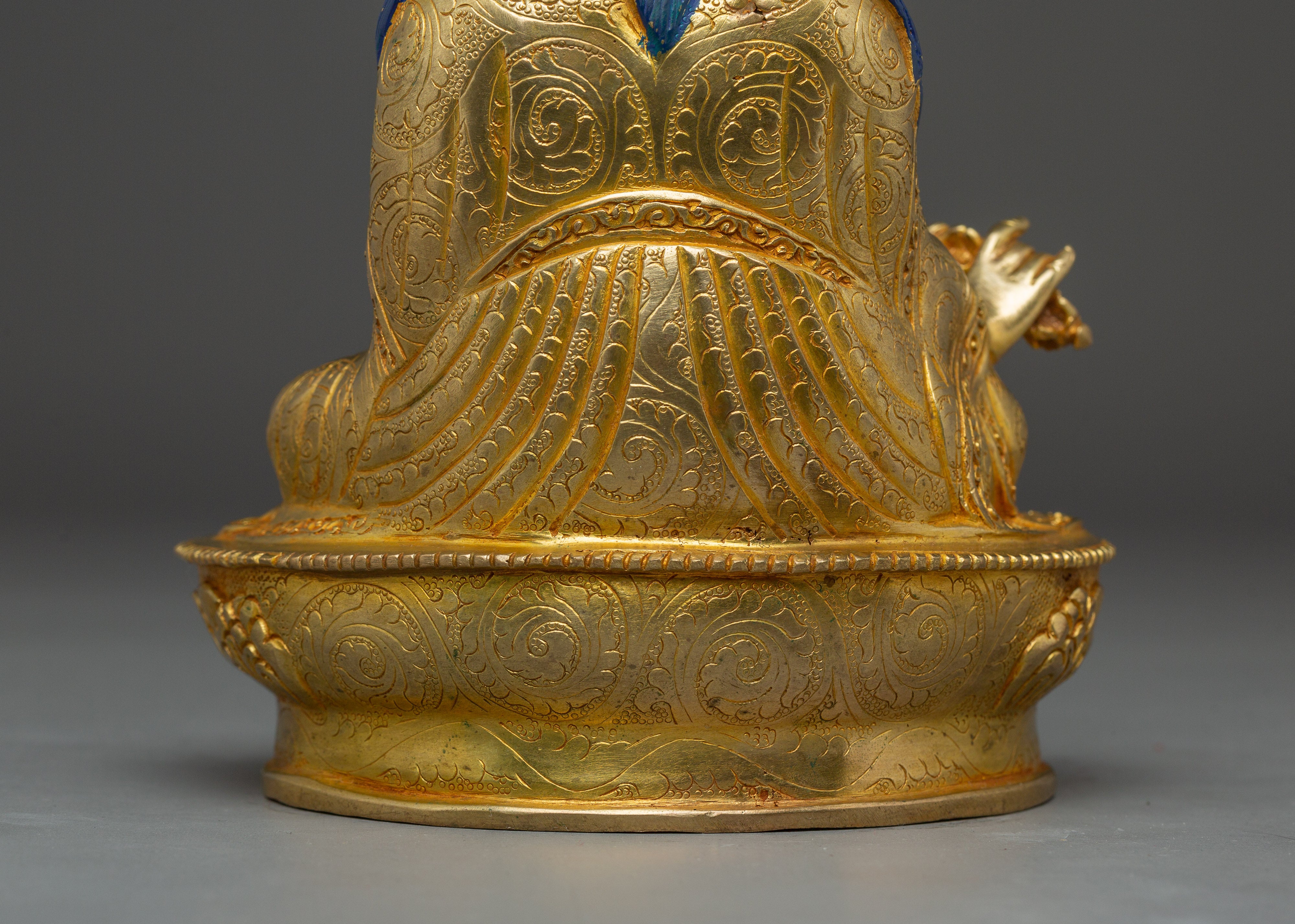 Handmade Venerated Guru Rinpoche Artwork | Padmsambhava with Khatvanga