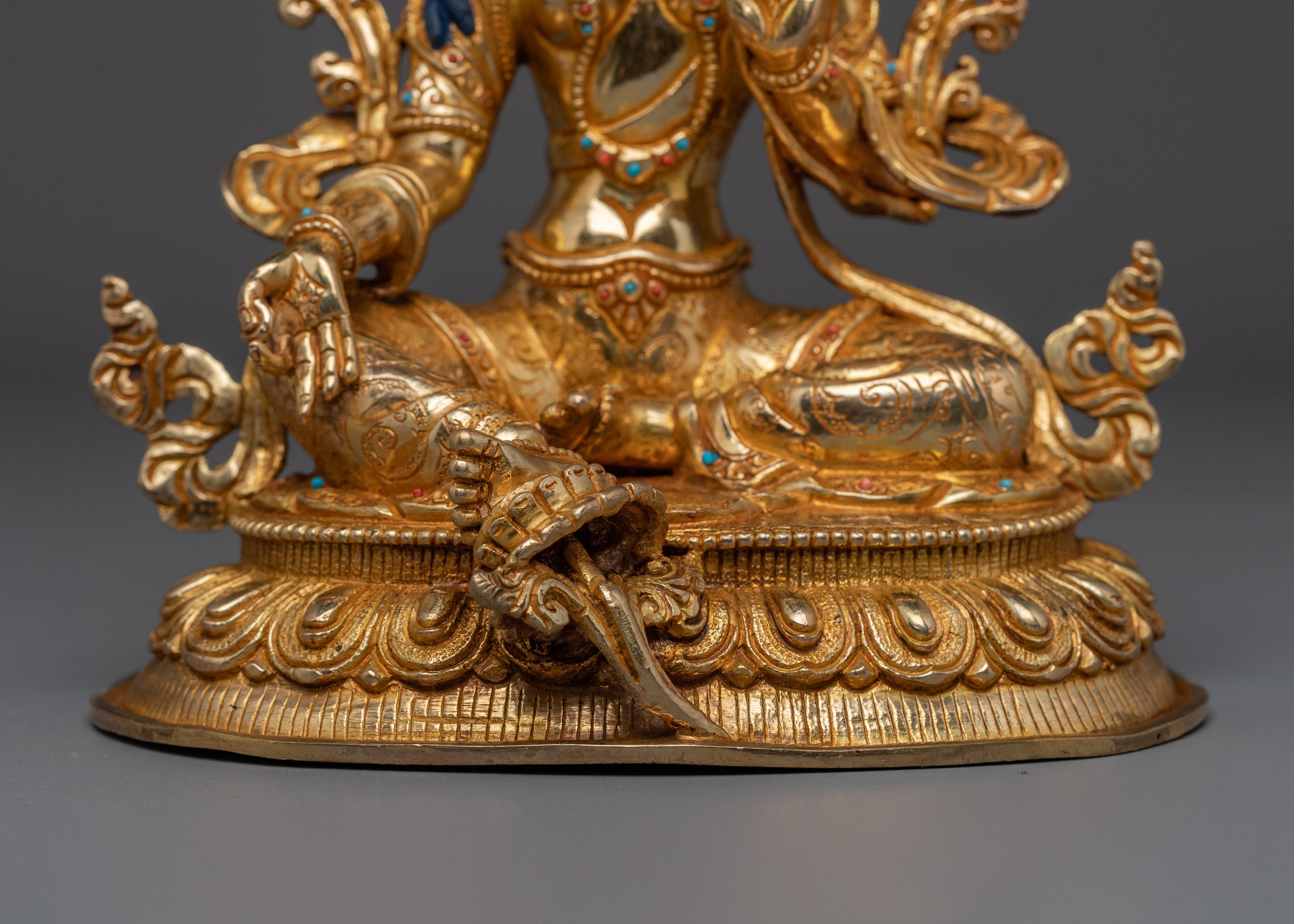 Traditional Green Tara Artwork | Embodiment of Compassion and Swift Protection