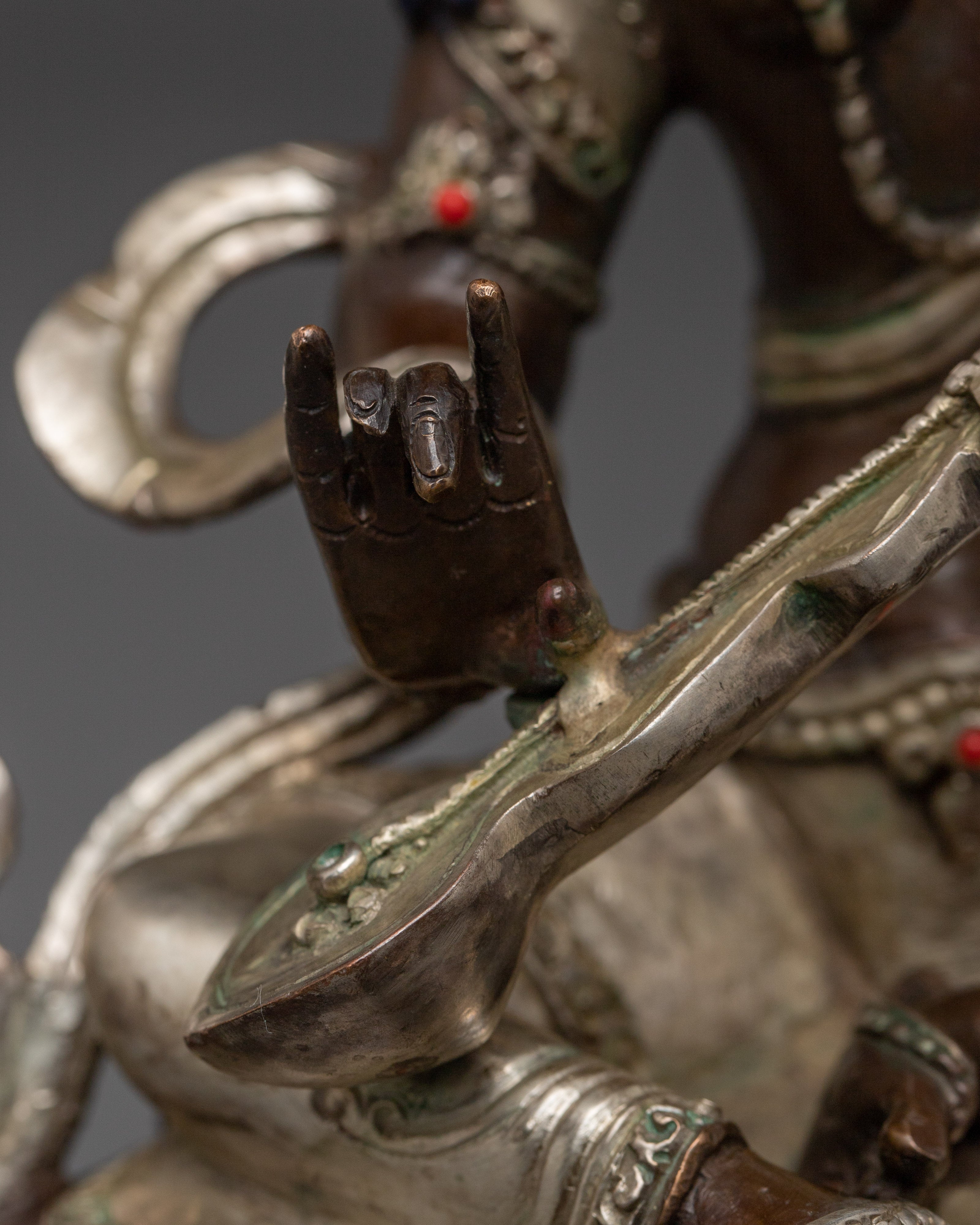 Knowledge Icon Saraswati | Spiritual Decor for Wisdom