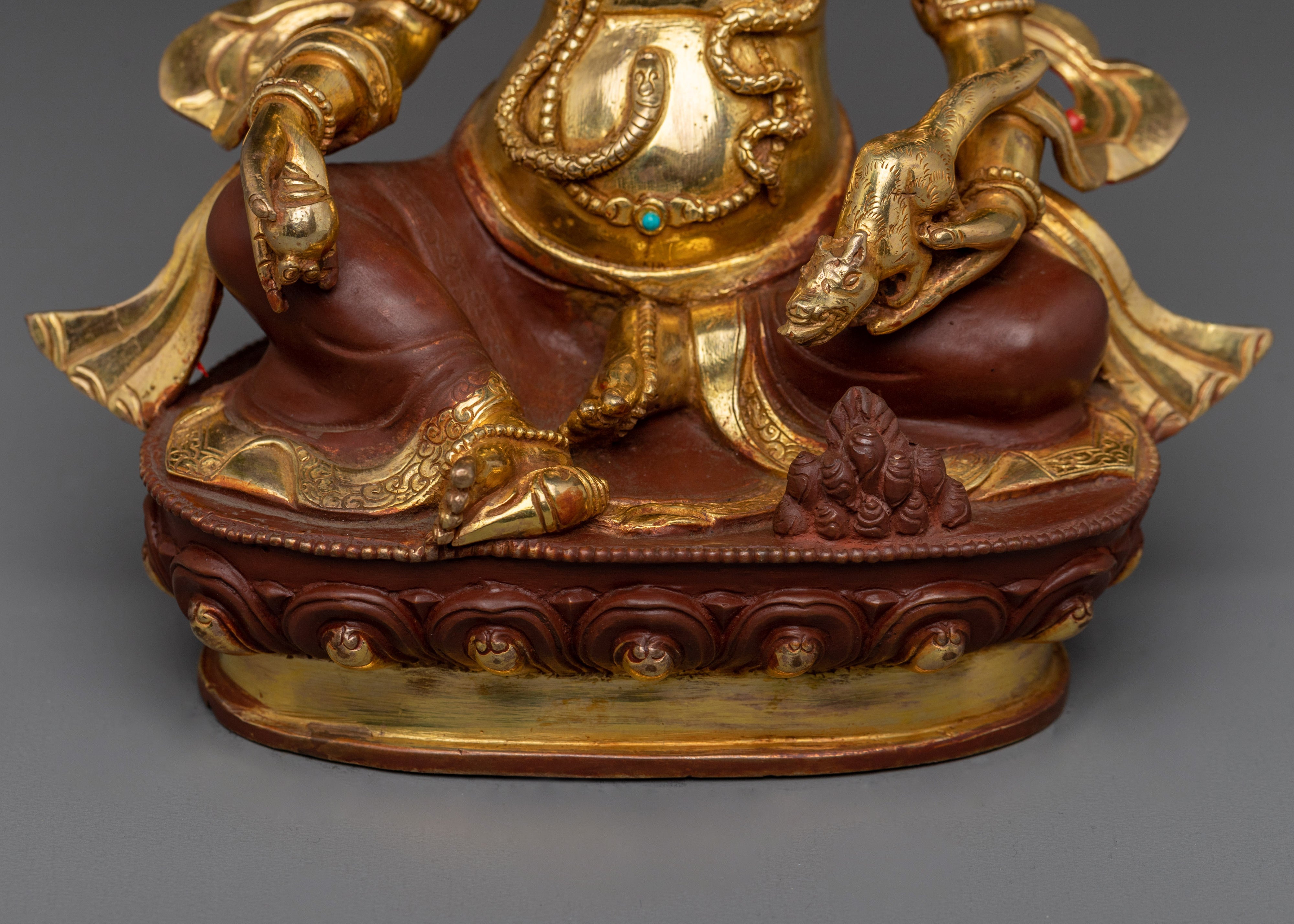 Dzambhala Lord of Fortune Artwork | Tibetan Buddhism Wealth Deity