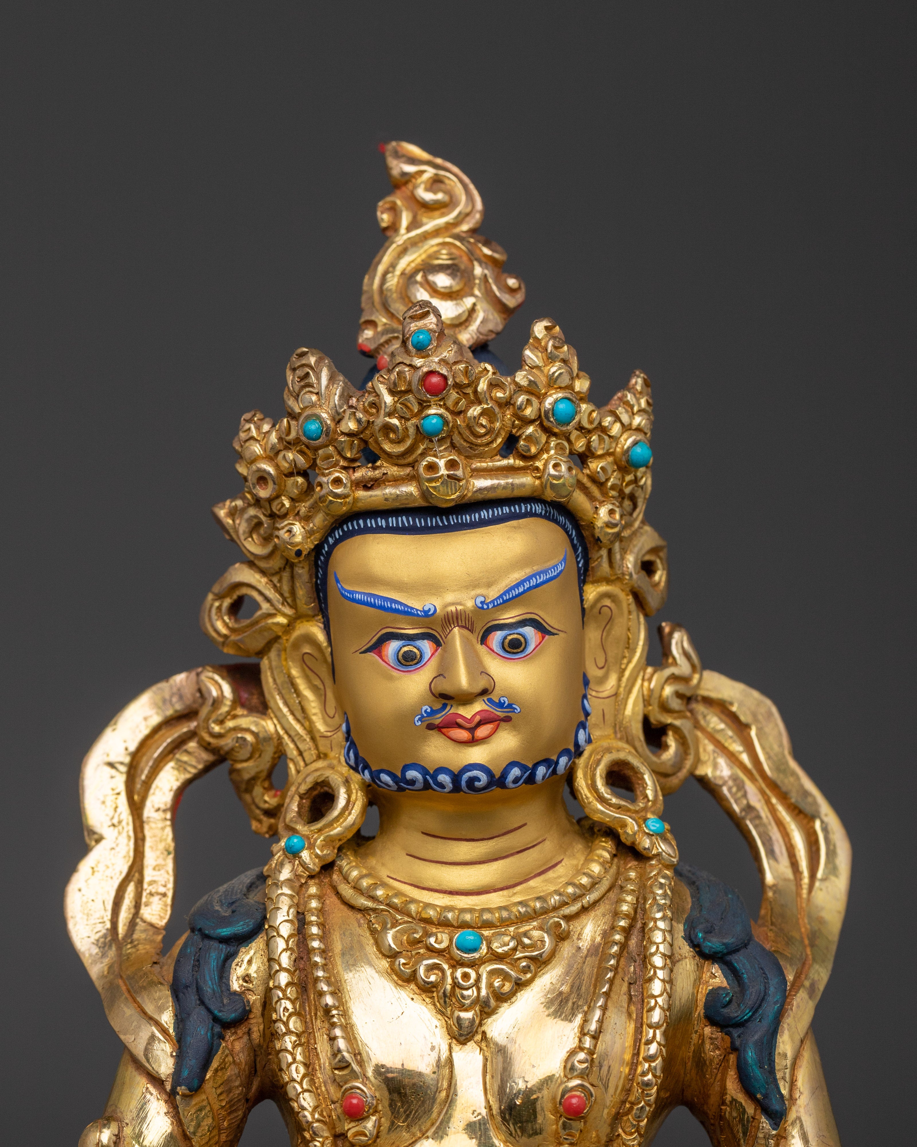 Dzambhala Lord of Fortune Artwork | Tibetan Buddhism Wealth Deity