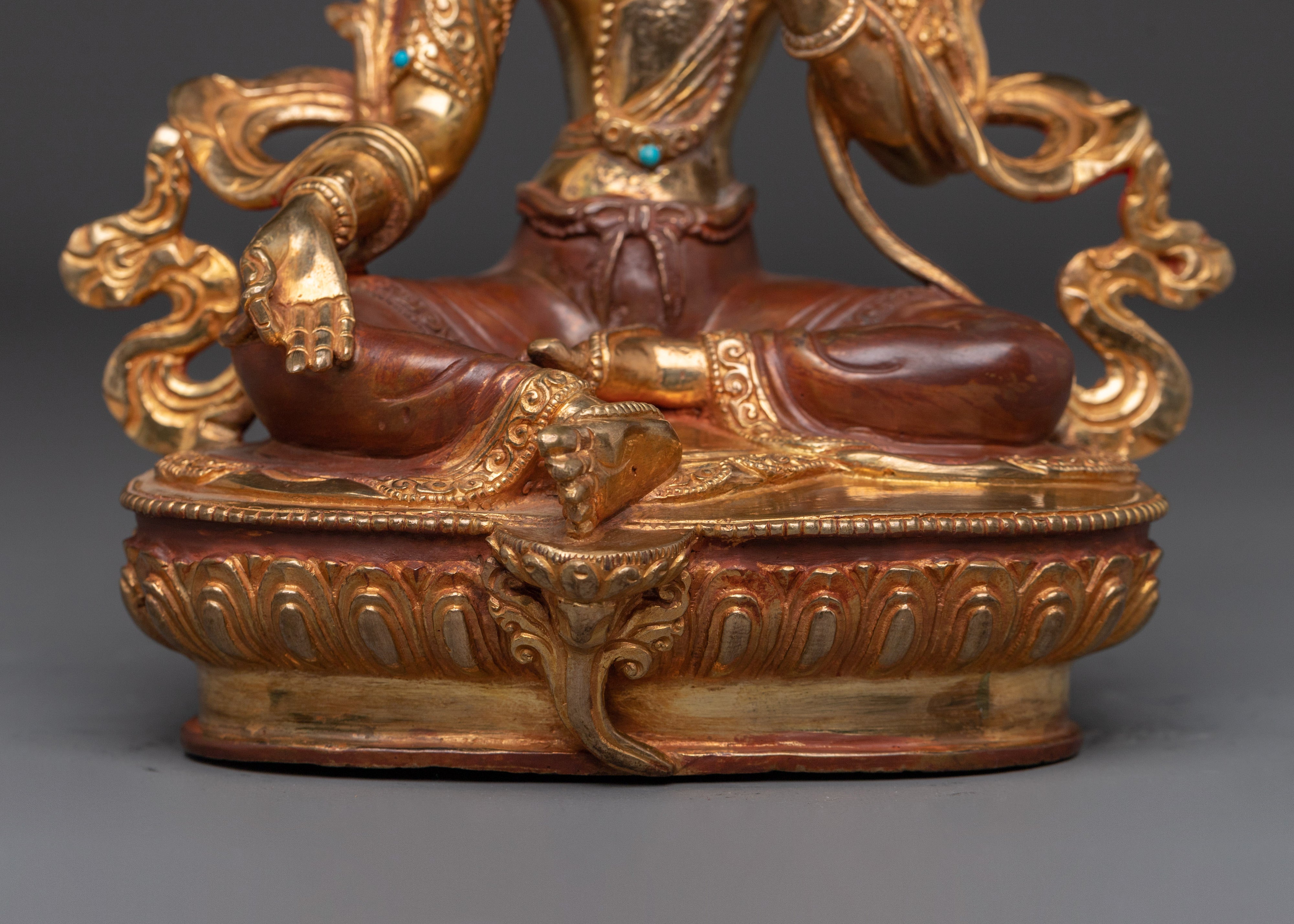 Sacred Bodhisattva Green Tara Artwork | Swift Saviour and Rescuer