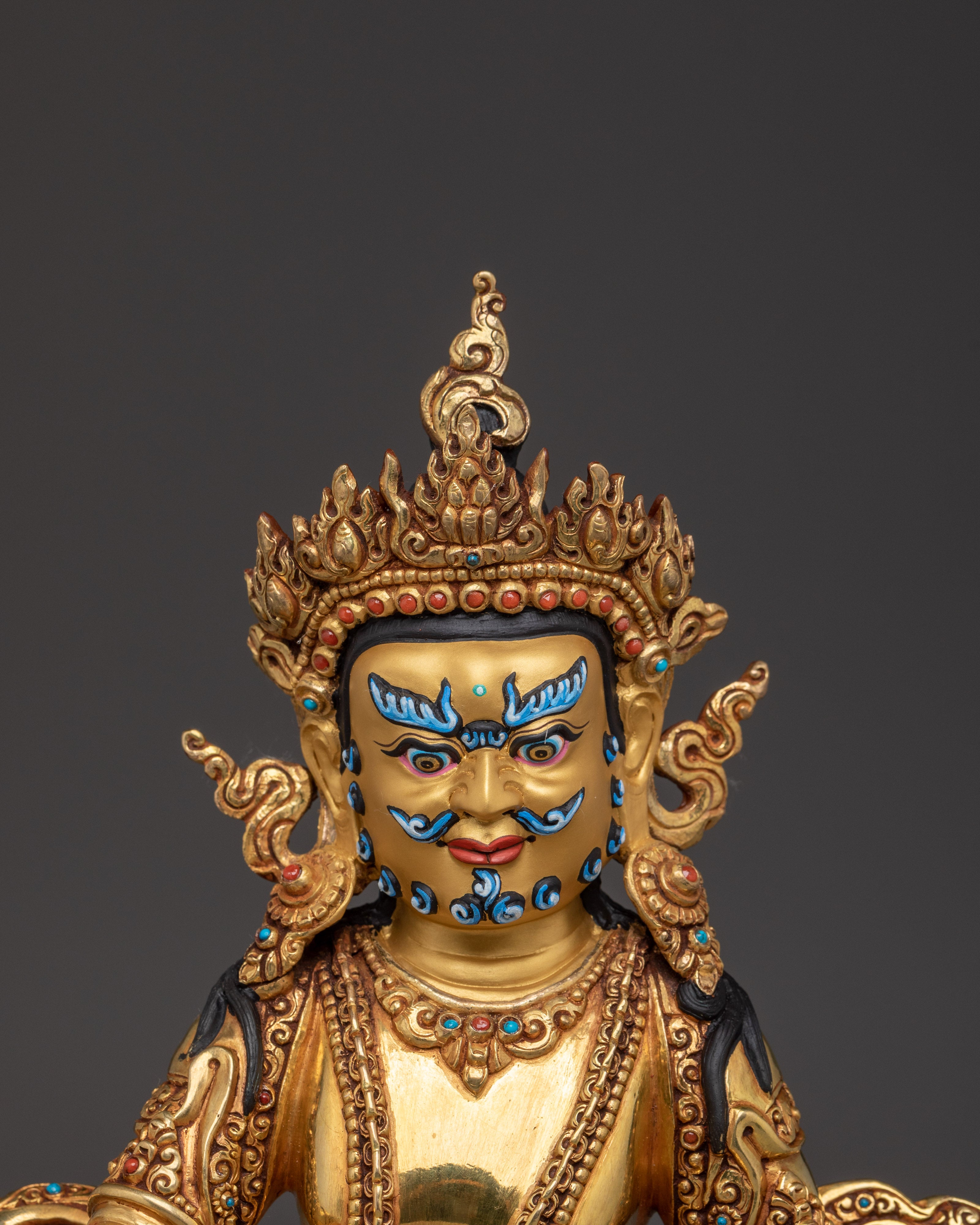 Nepalese Art of Dzambhala | Tibetan Buddhist Prosperity God