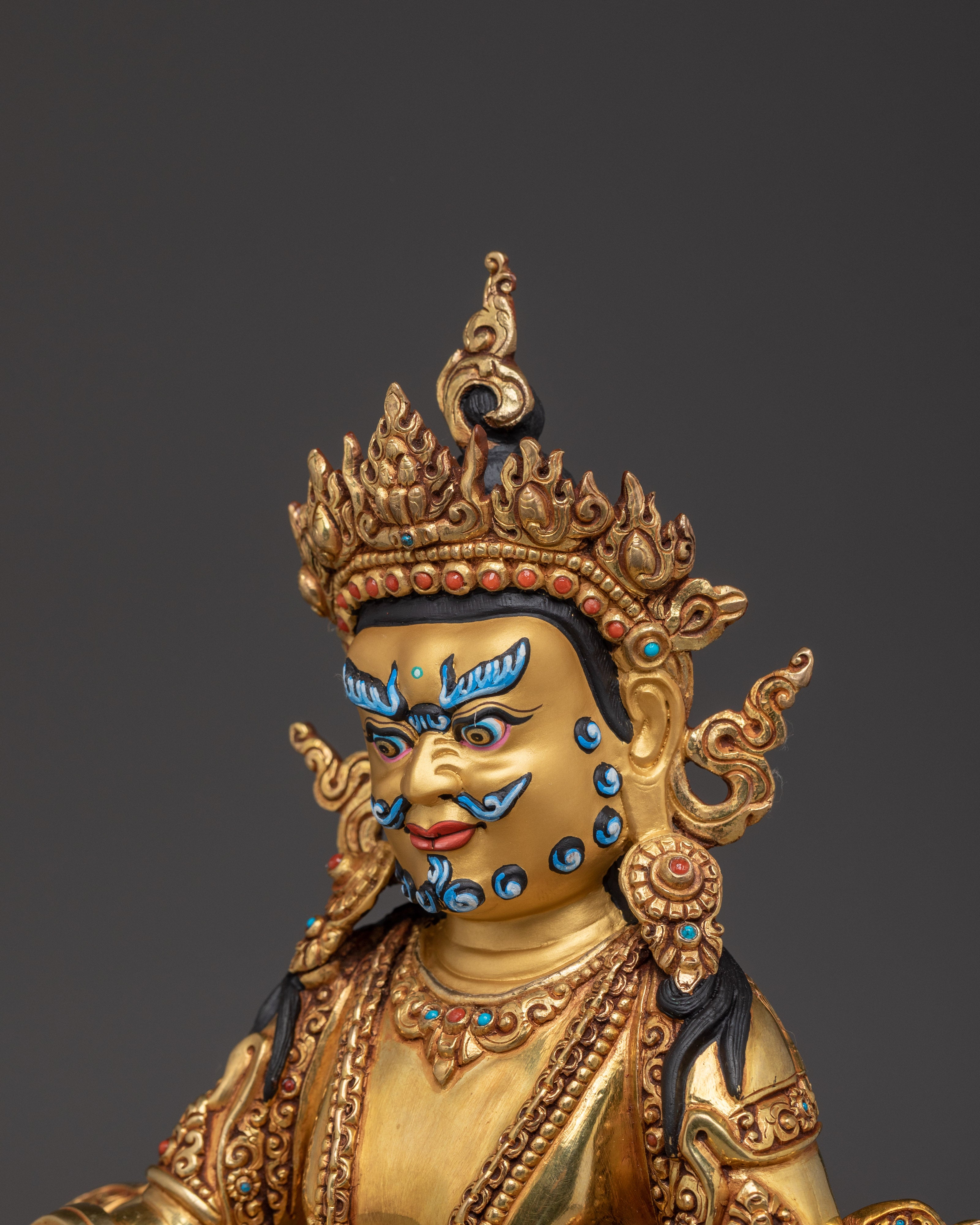 Nepalese Art of Dzambhala | Tibetan Buddhist Prosperity God