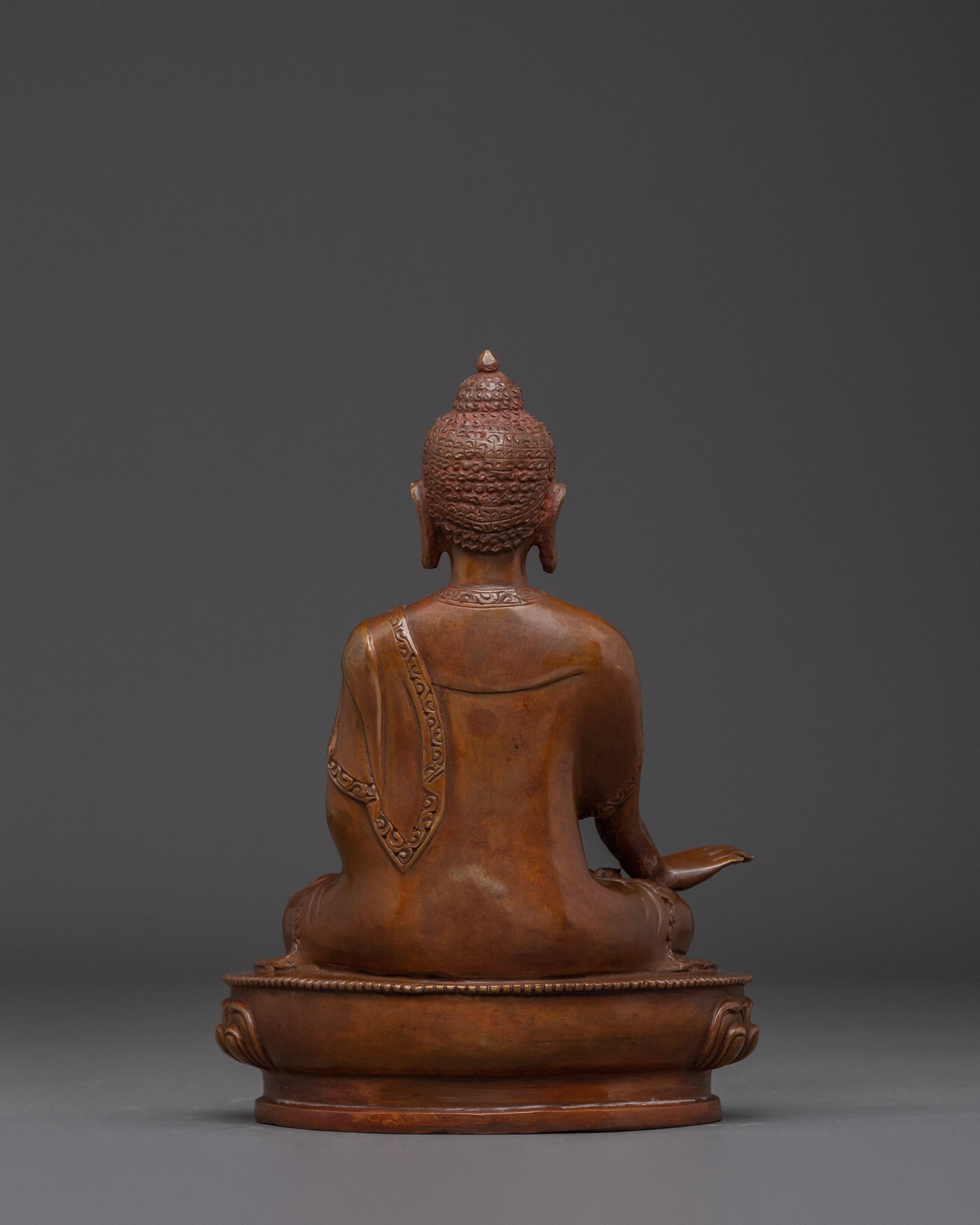 Oxidized Suparakirtita Namashri Statue | One of the Eight Medicine Buddhas