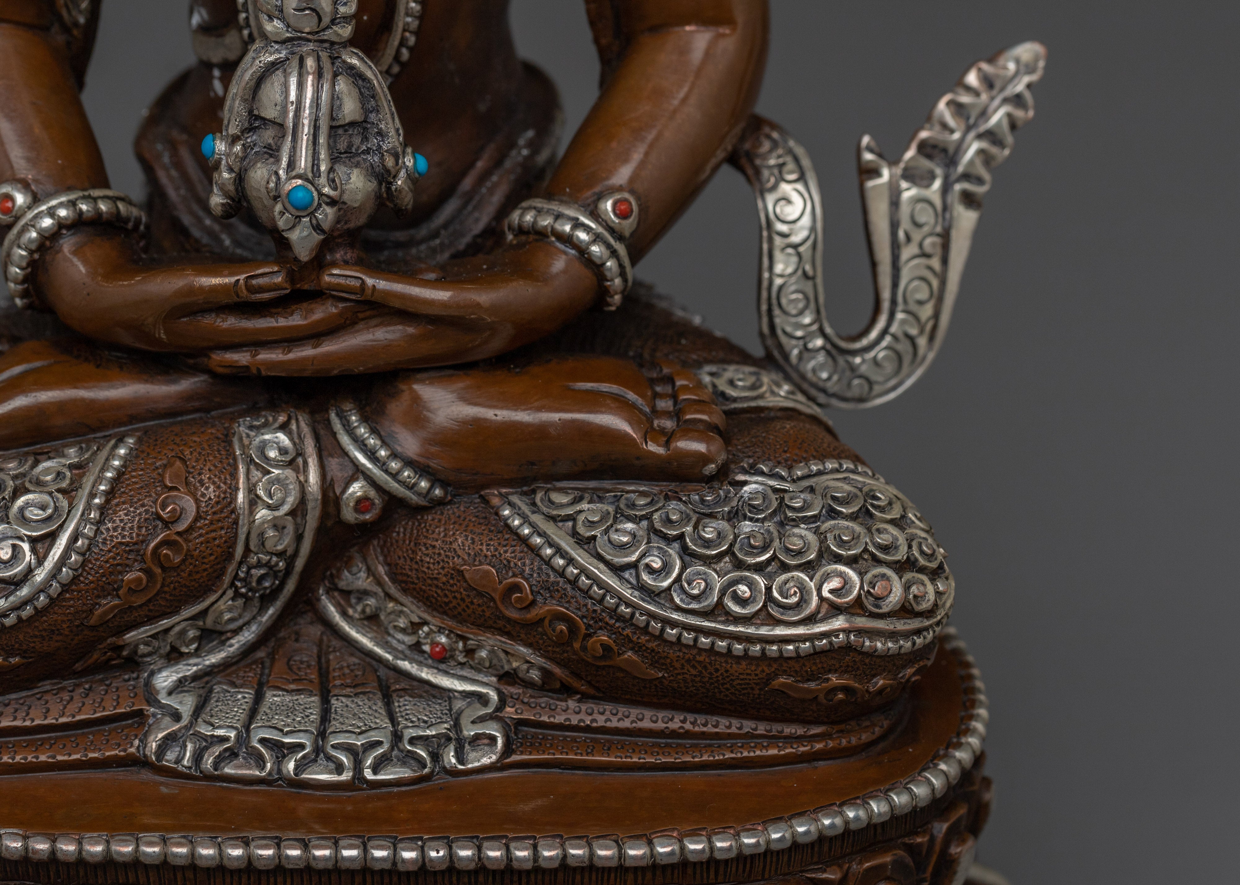 Amitayus Buddha Copper Statue | Symbol of Long Life