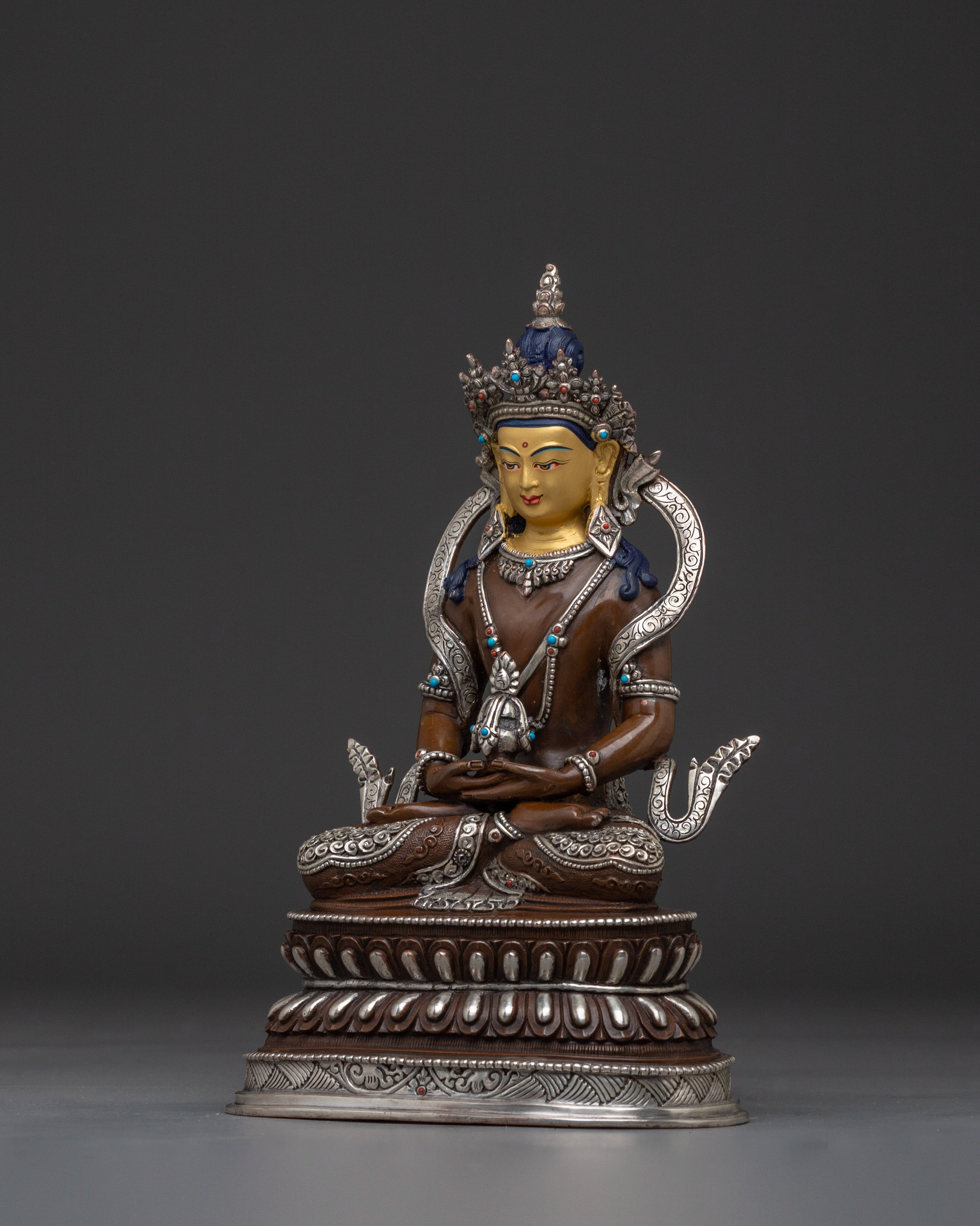 Amitayus Buddha Copper Statue | Symbol of Long Life