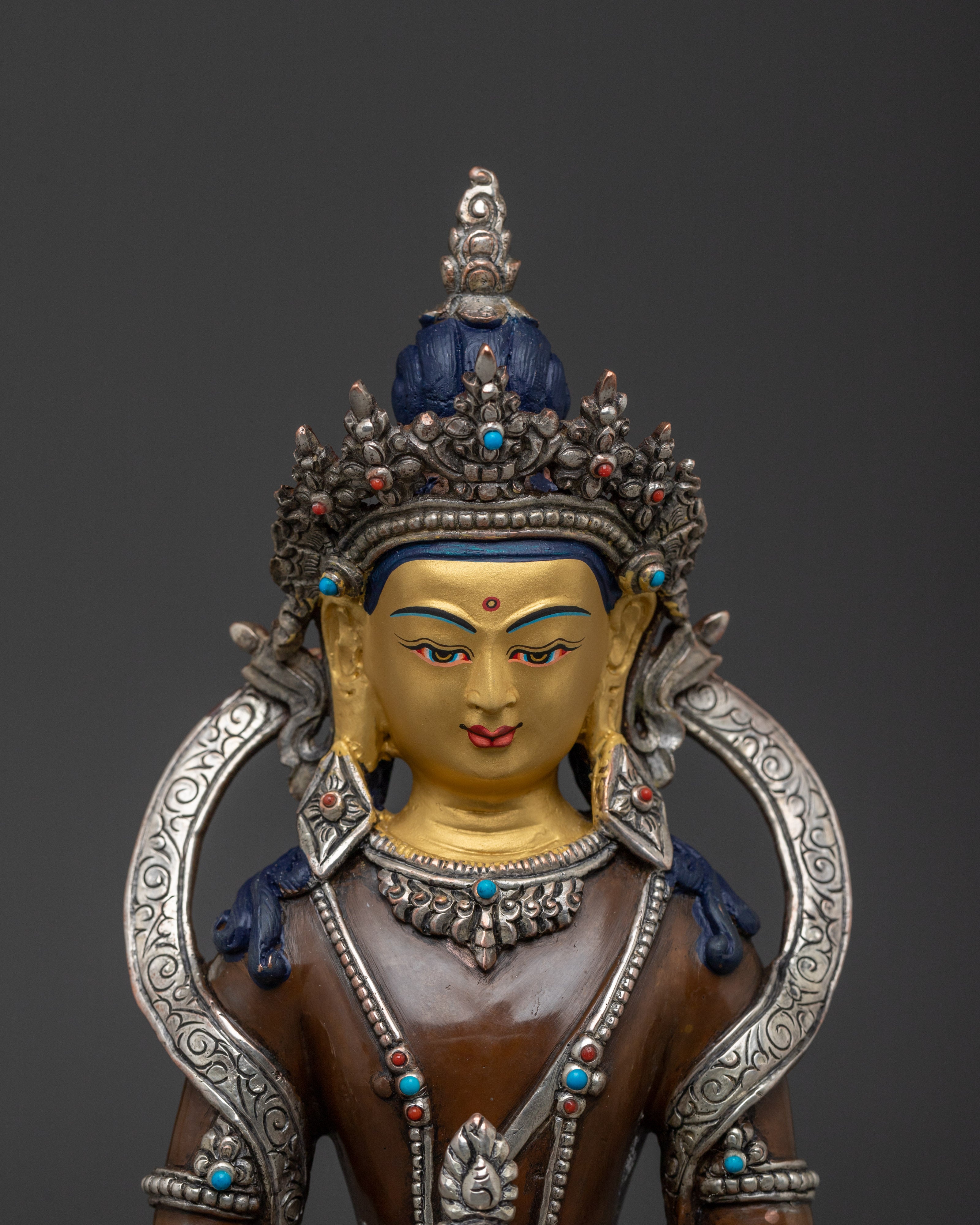 Amitayus Buddha Copper Statue | Symbol of Long Life