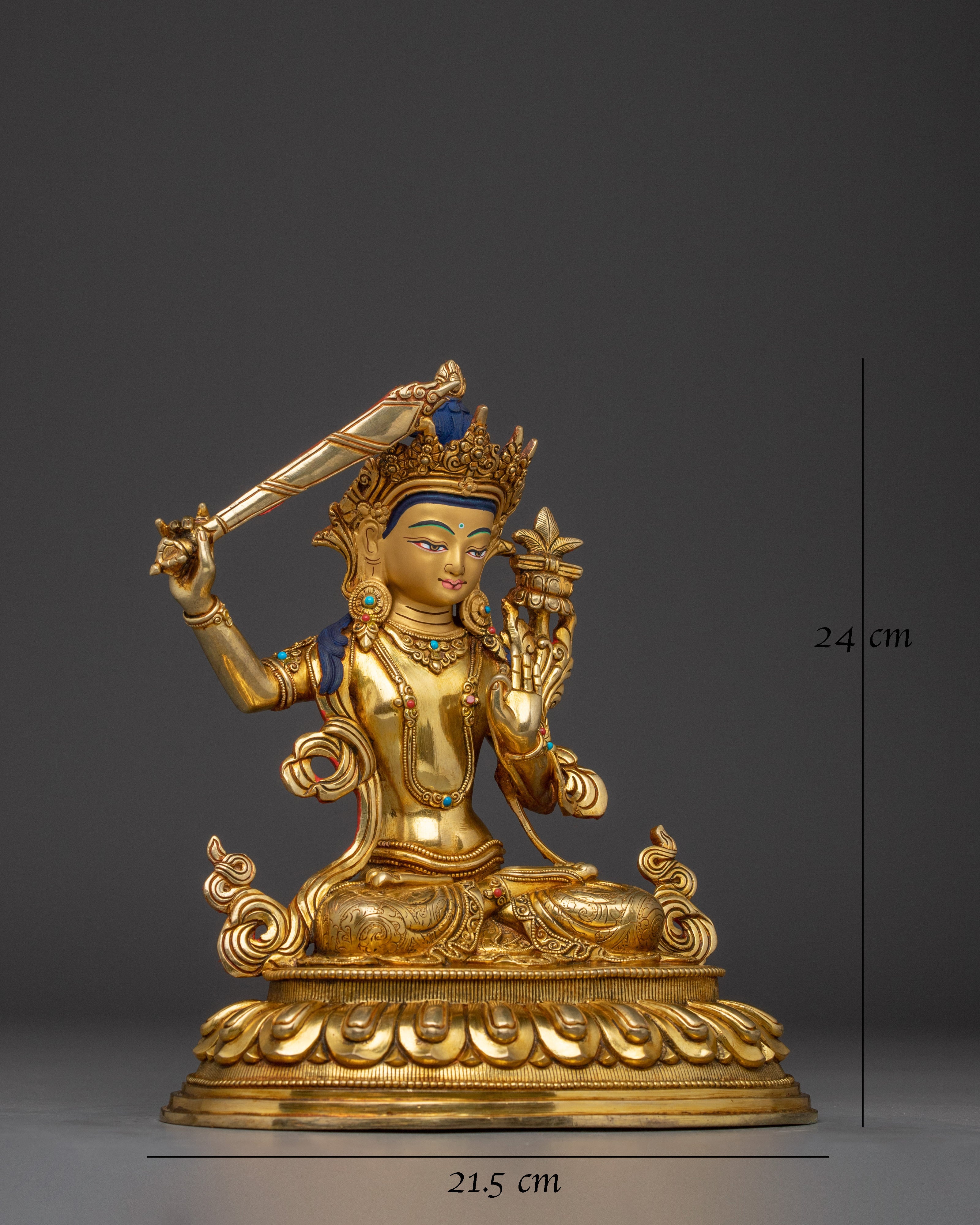 Enlightenment Statue of Manjushri | Bodhisattva of Wisdom