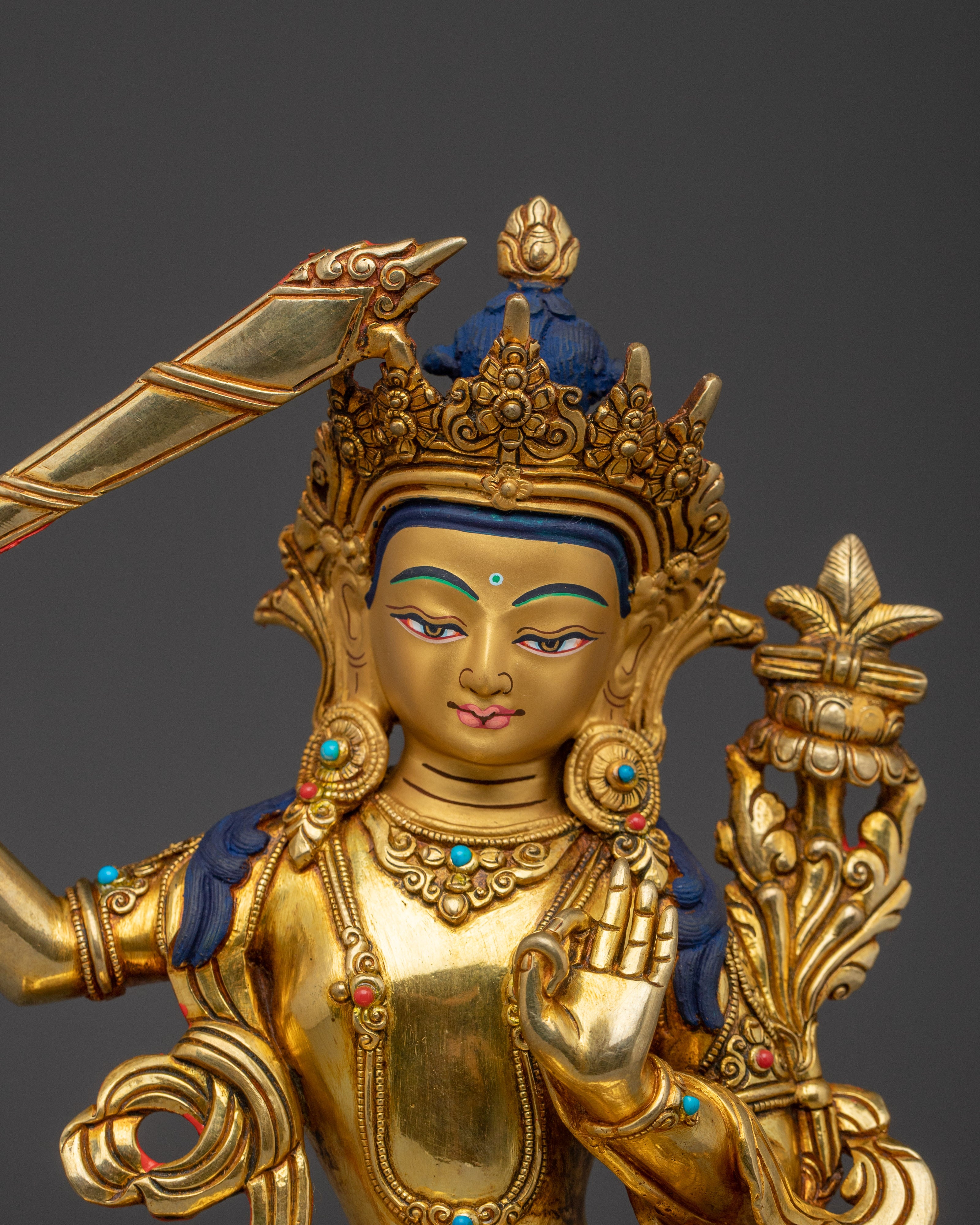 Enlightenment Statue of Manjushri | Bodhisattva of Wisdom
