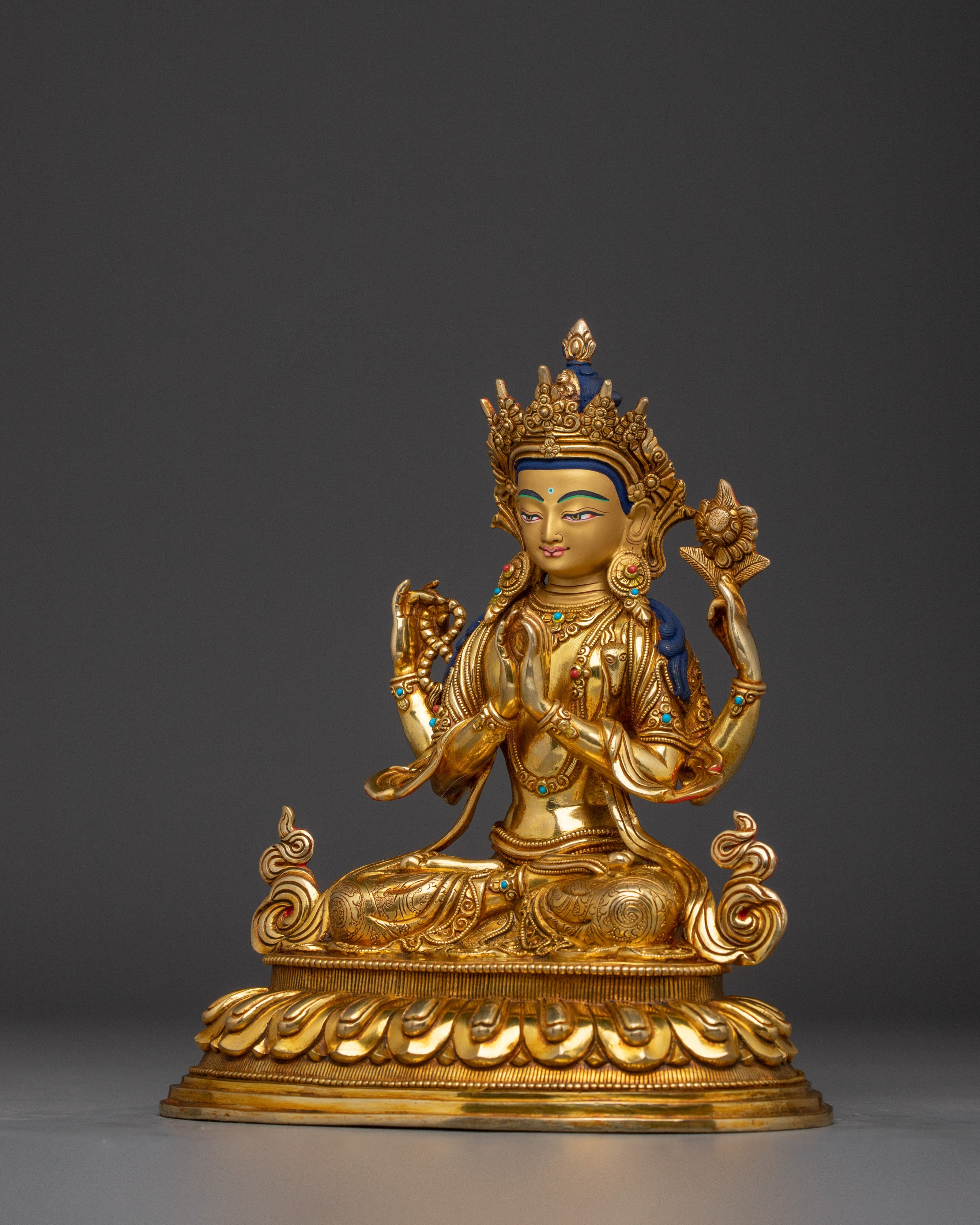 Tibetan Buddhist Deity Chenrezig | Bodhisattva of Compassion