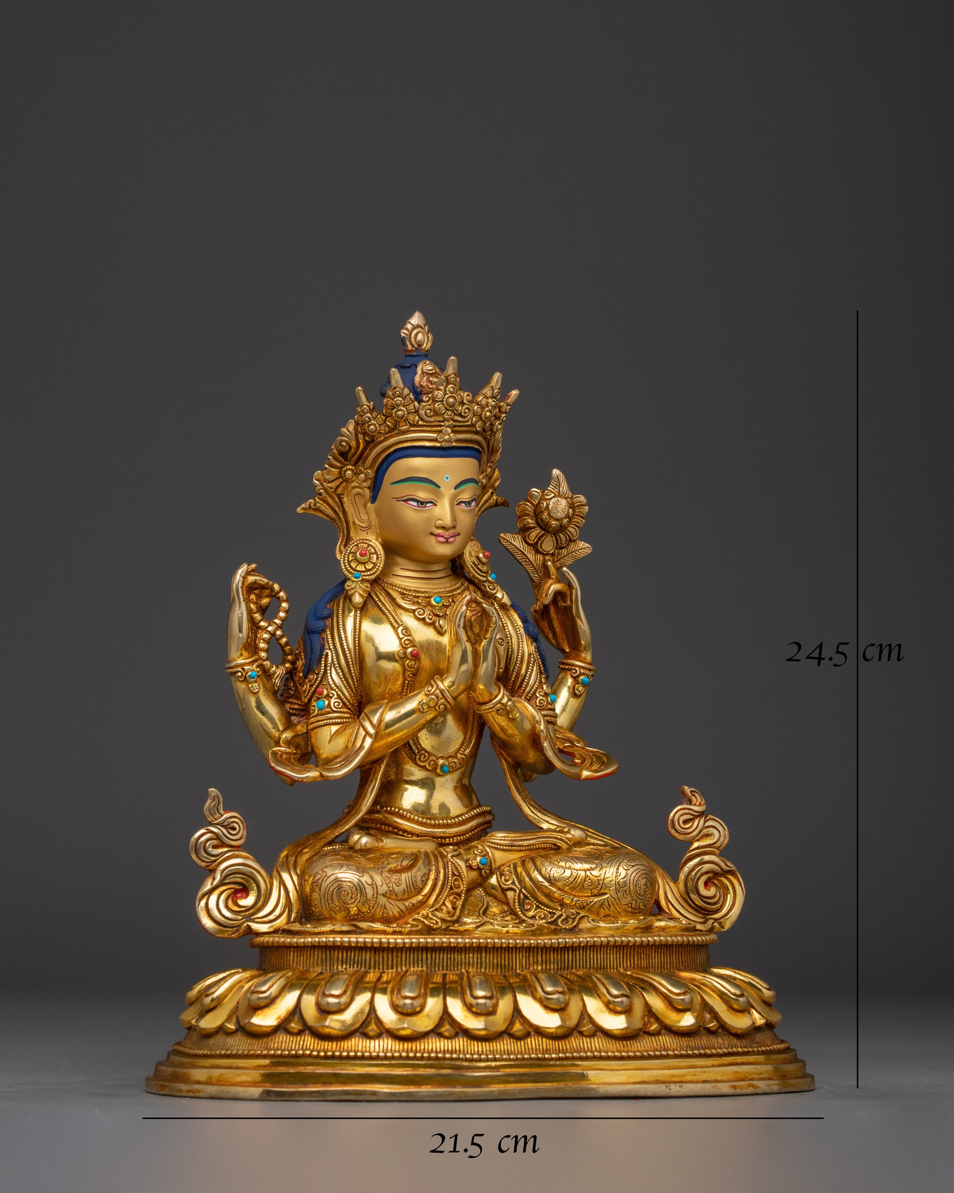 Tibetan Buddhist Deity Chenrezig | Bodhisattva of Compassion