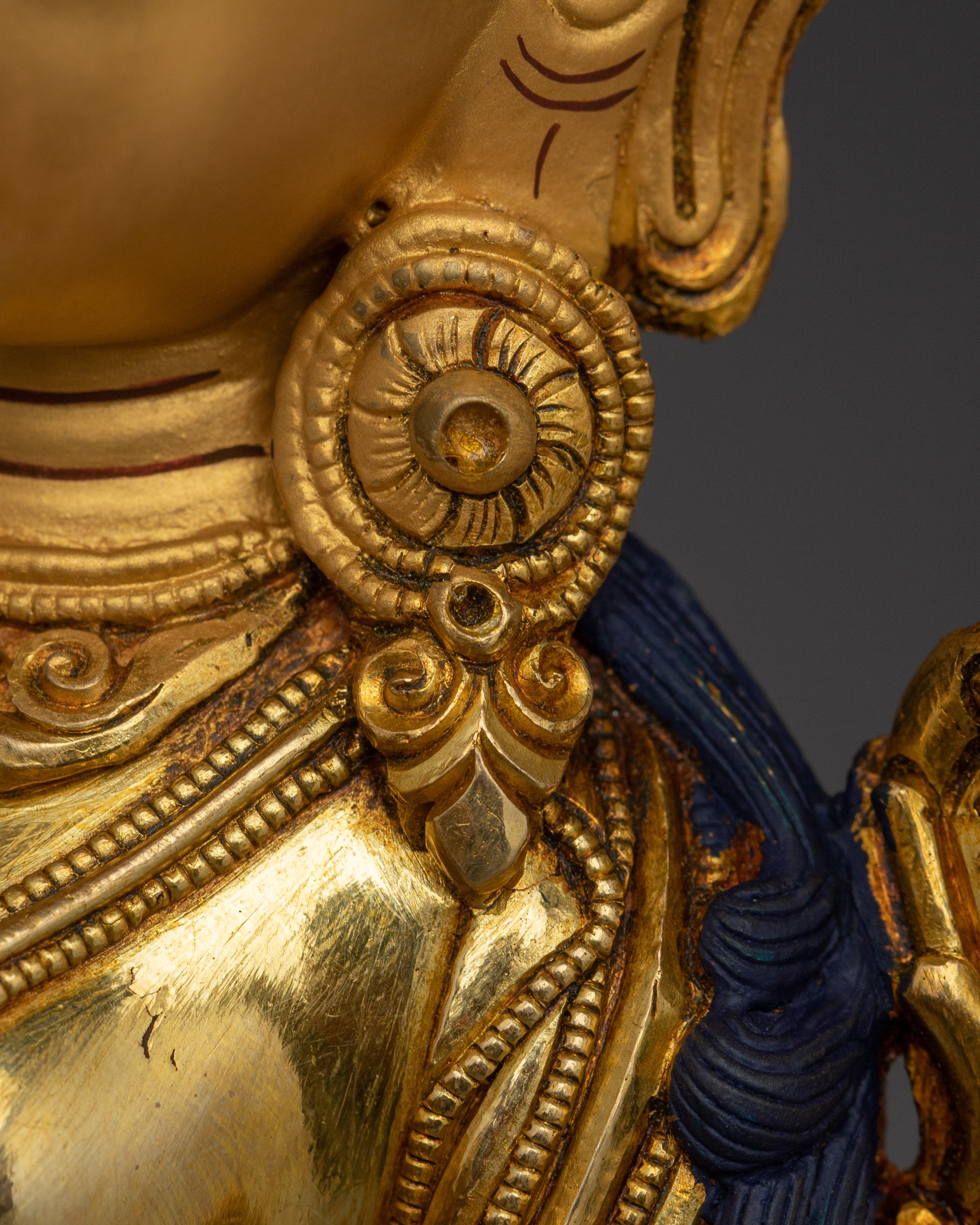 Tantric Buddhism Green Tara Statue | Tibetan Goddess of Compassion