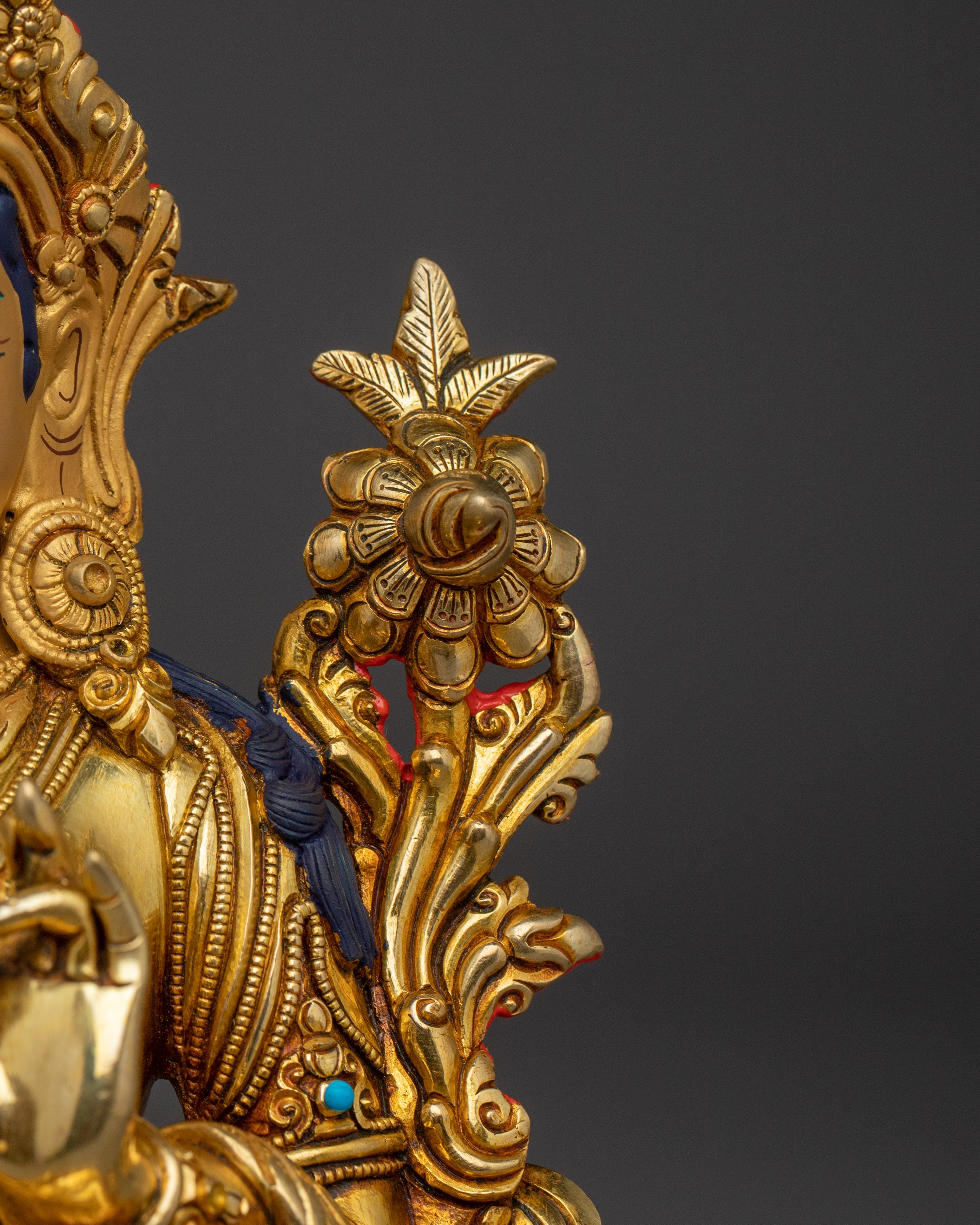 Tantric Buddhism Green Tara Statue | Tibetan Goddess of Compassion