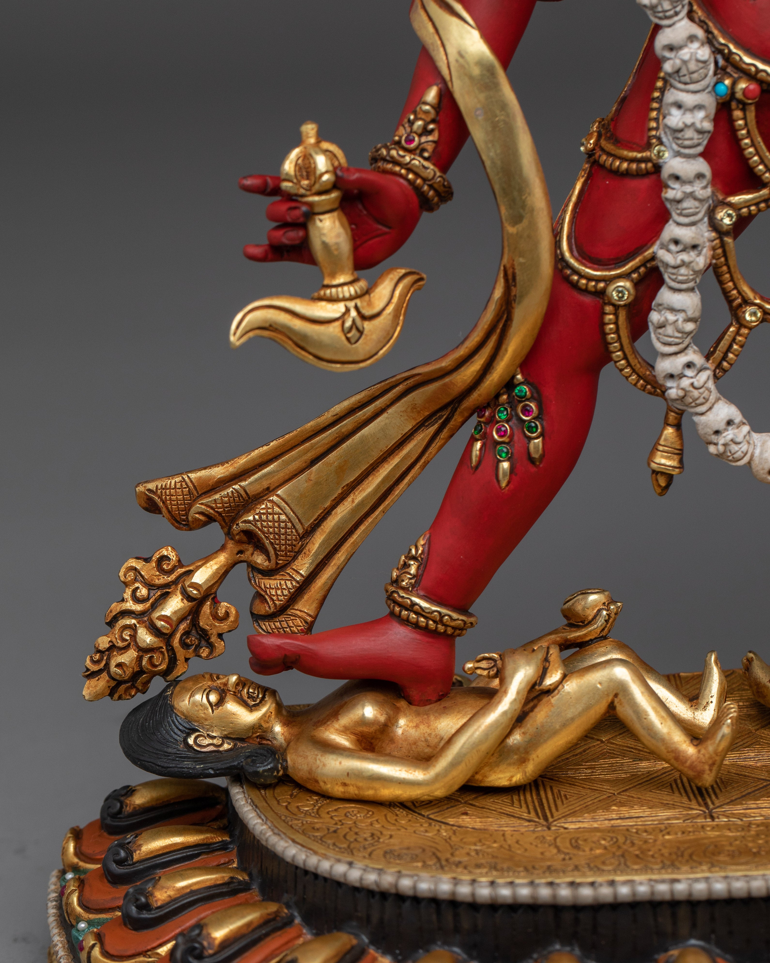 Traditional Statue of Female Dakini Vajrayogini | Tantric Deity
