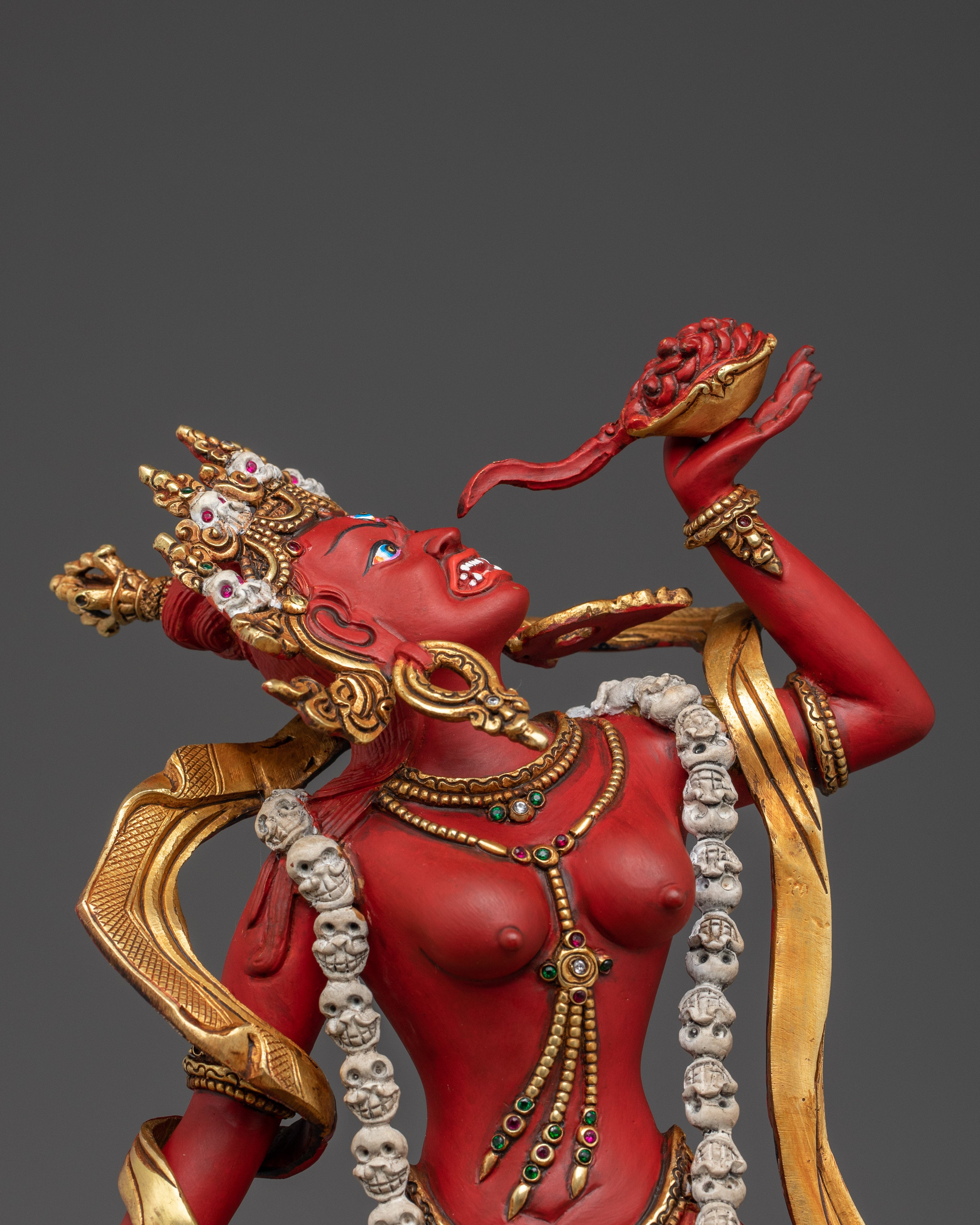 Traditional Statue of Female Dakini Vajrayogini | Tantric Deity
