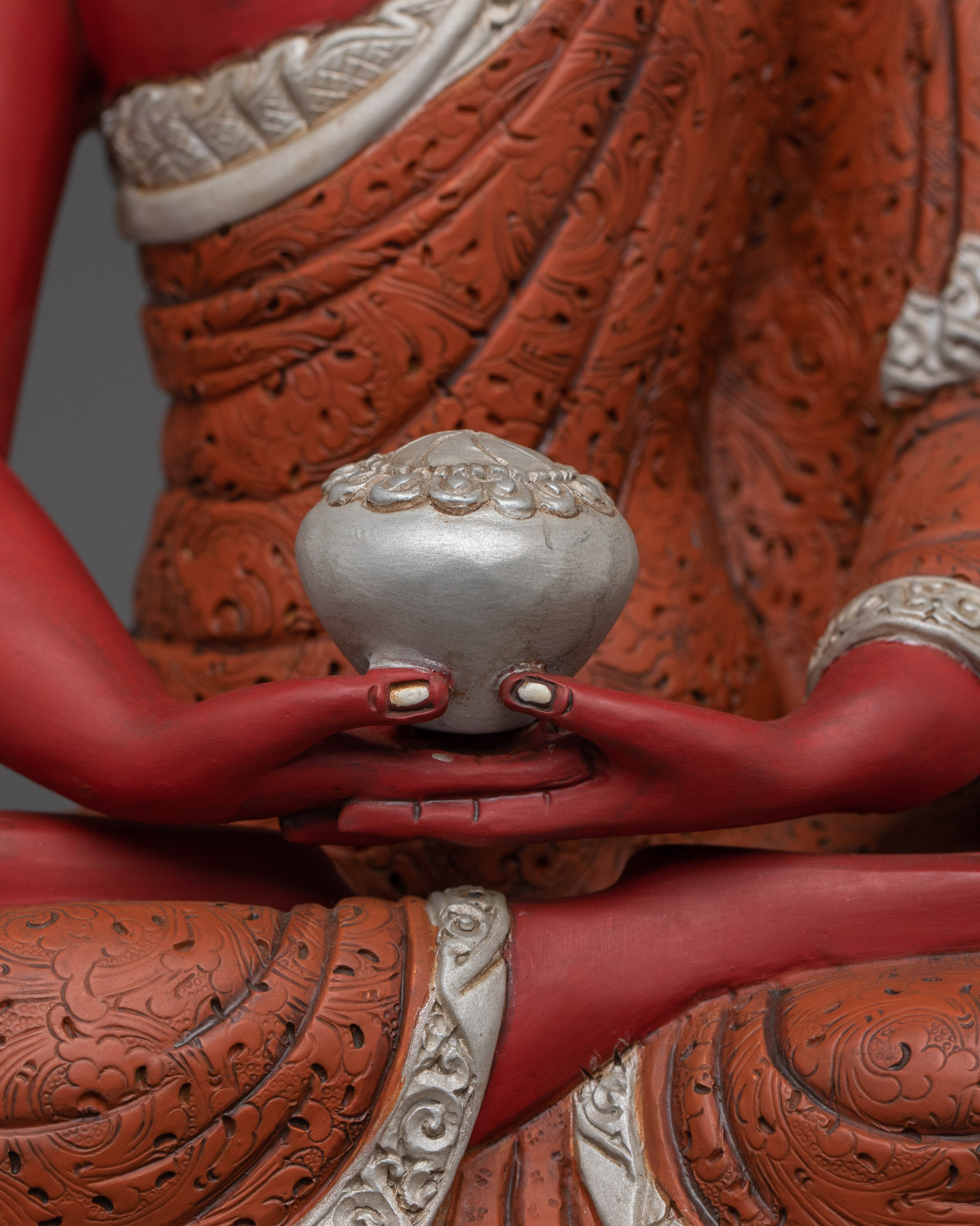 Sukhavati Ruler Amitabha Buddha Art | Figurine for Peace and Meditation