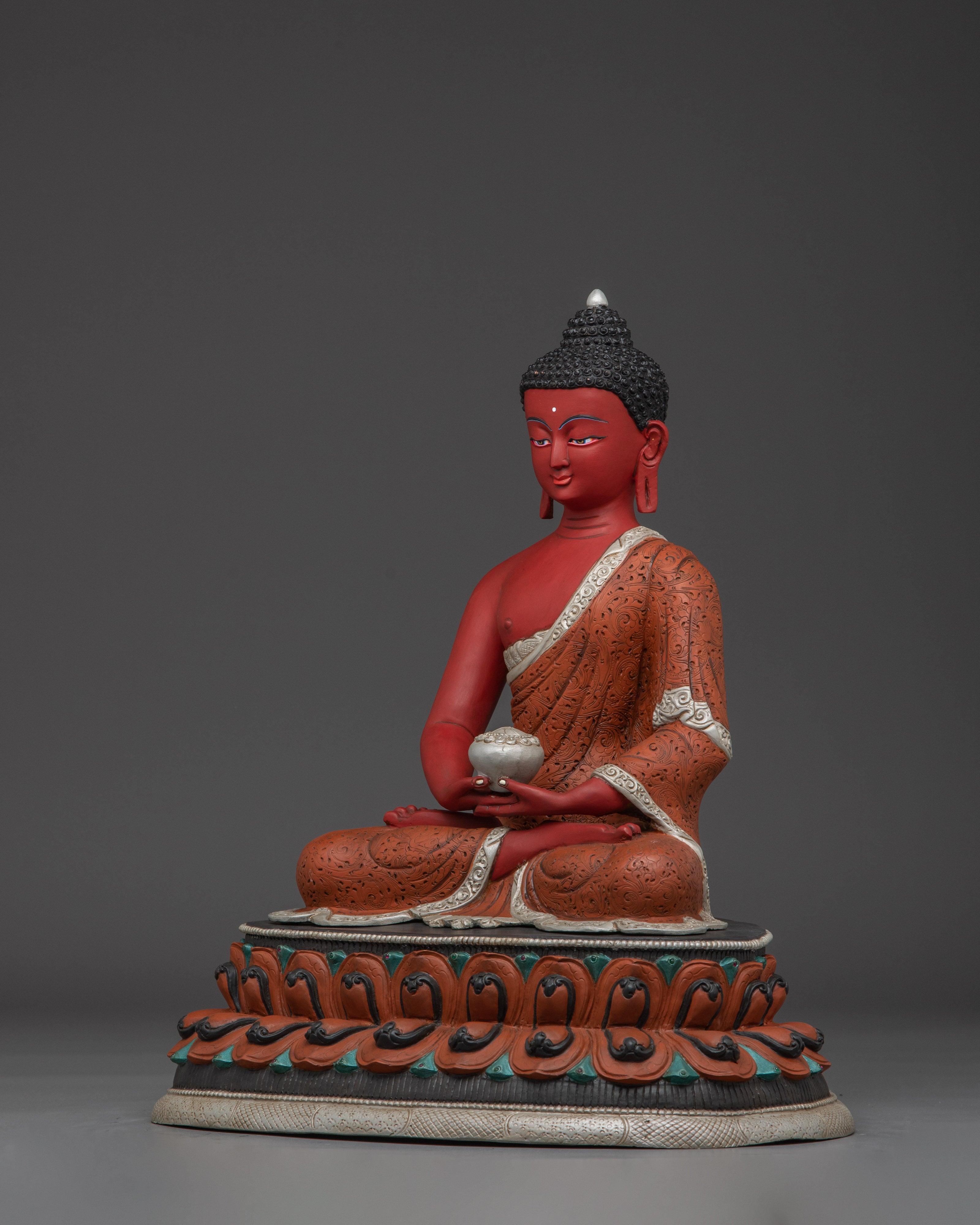 Sukhavati Ruler Amitabha Buddha Art | Figurine for Peace and Meditation