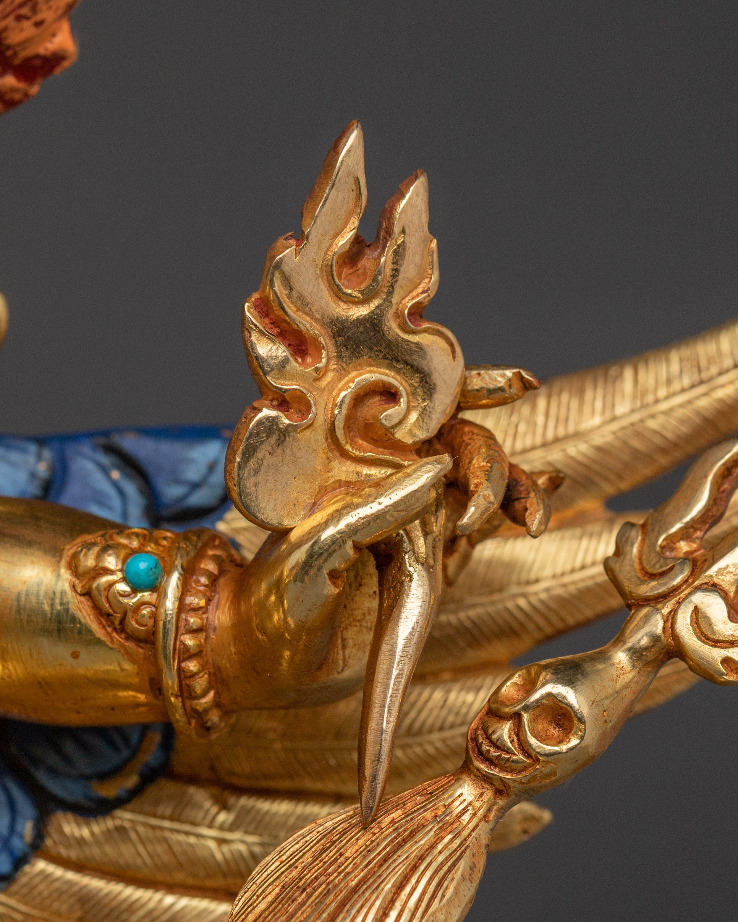 Vajrakilaya with Consort Statue | Wrathful Form of Vajrasattva