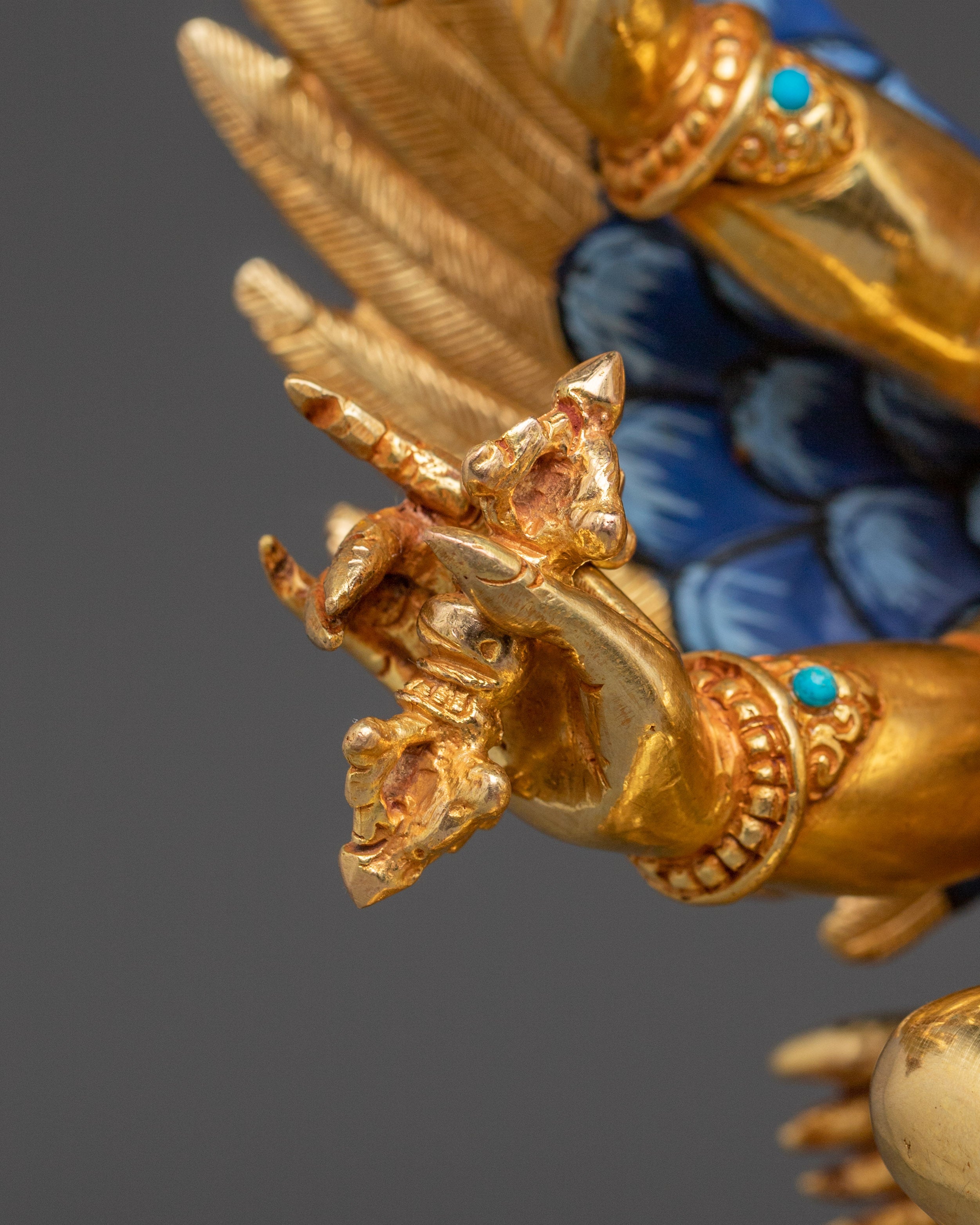 Vajrakilaya with Consort Statue | Wrathful Form of Vajrasattva