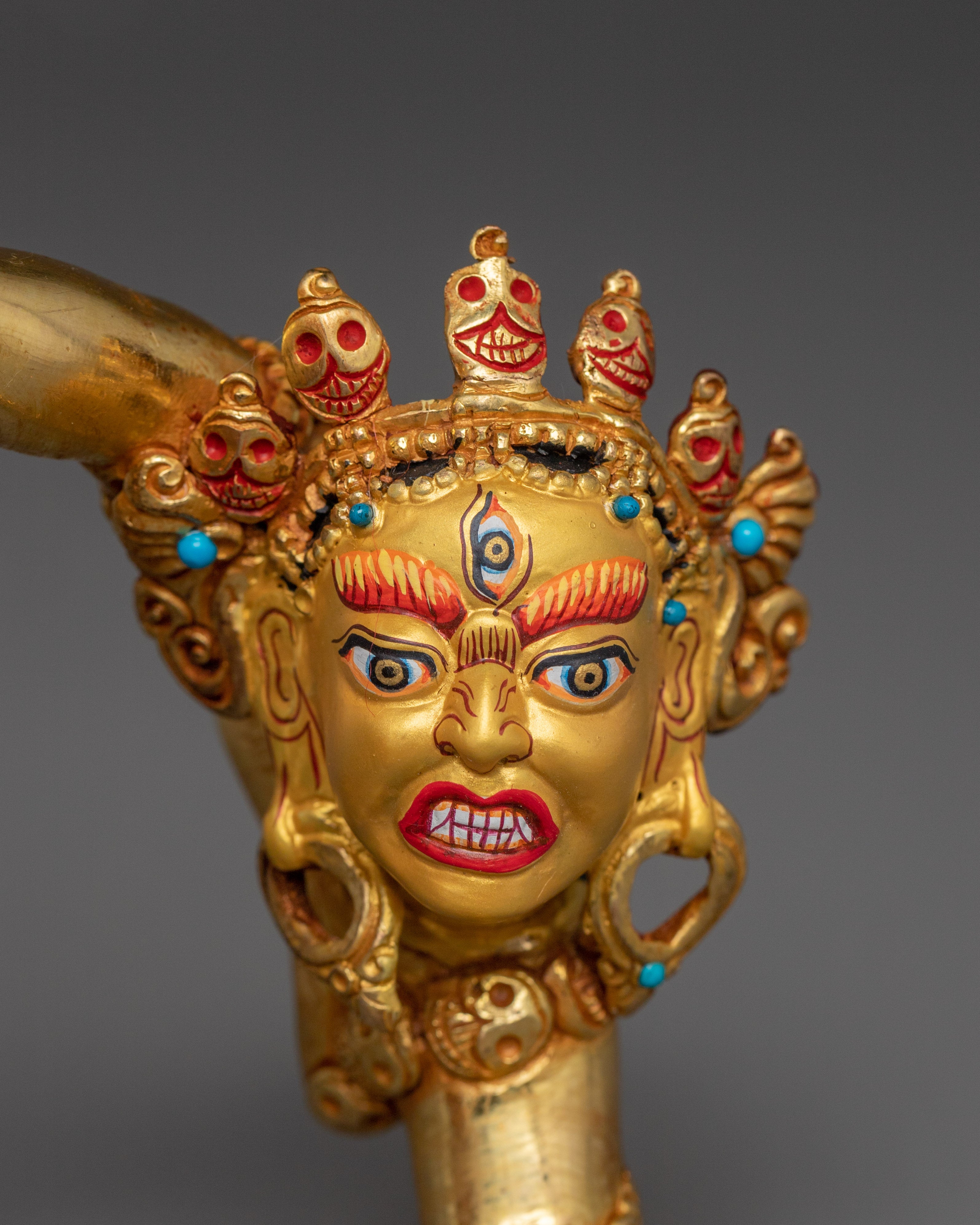 Vajrakilaya with Consort Statue | Wrathful Form of Vajrasattva