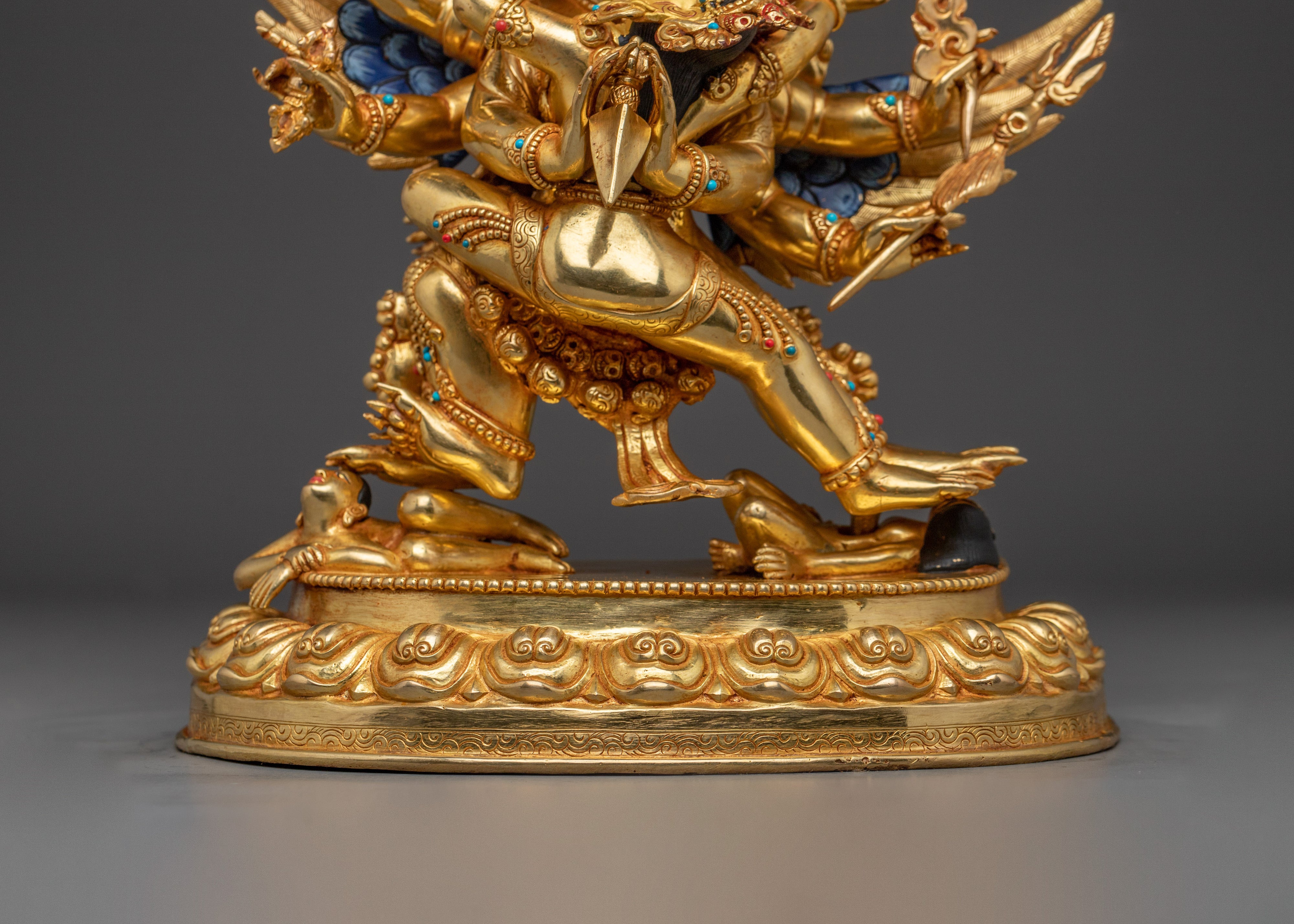 Vajrakilaya with Consort Statue | Wrathful Form of Vajrasattva