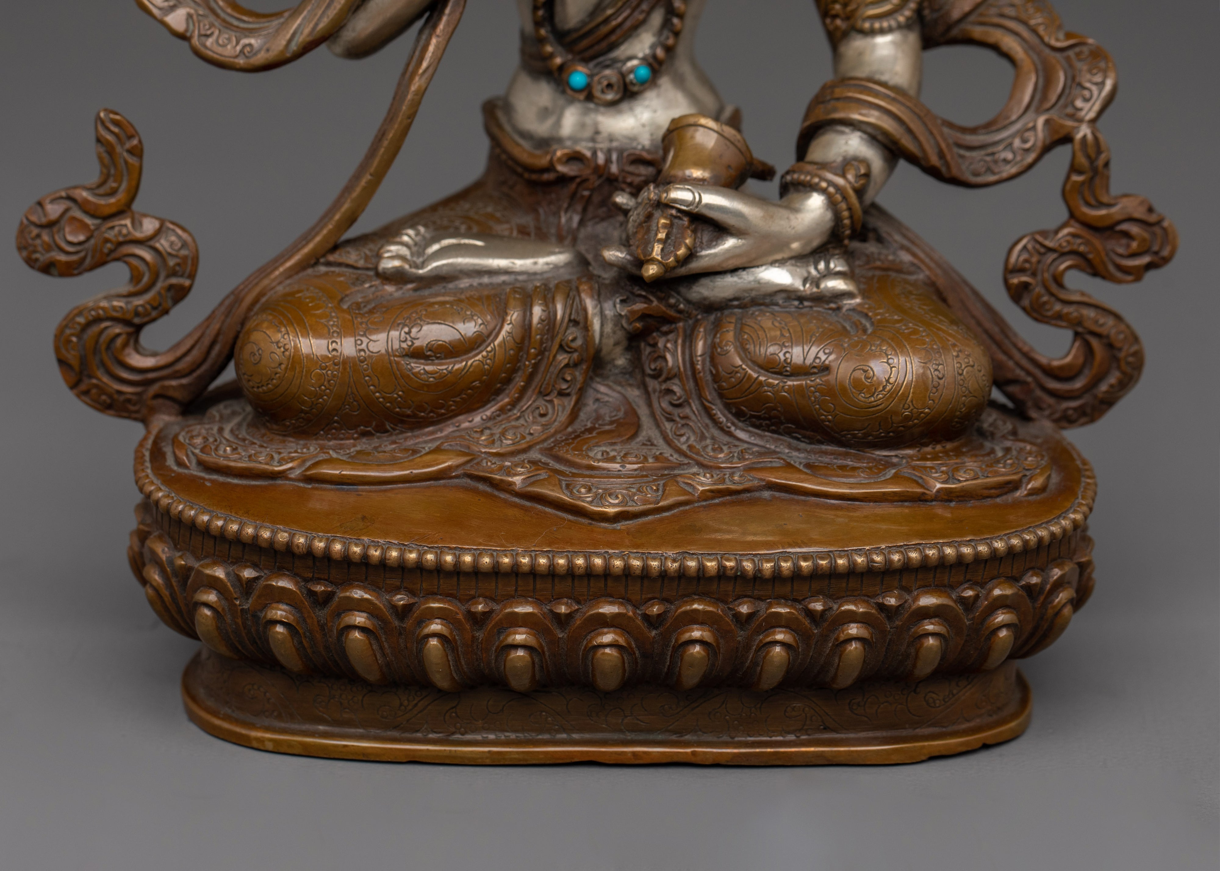 Copper Buddhist Artwork of Vajrasattva | Symbol of Purification and Inner Clarity