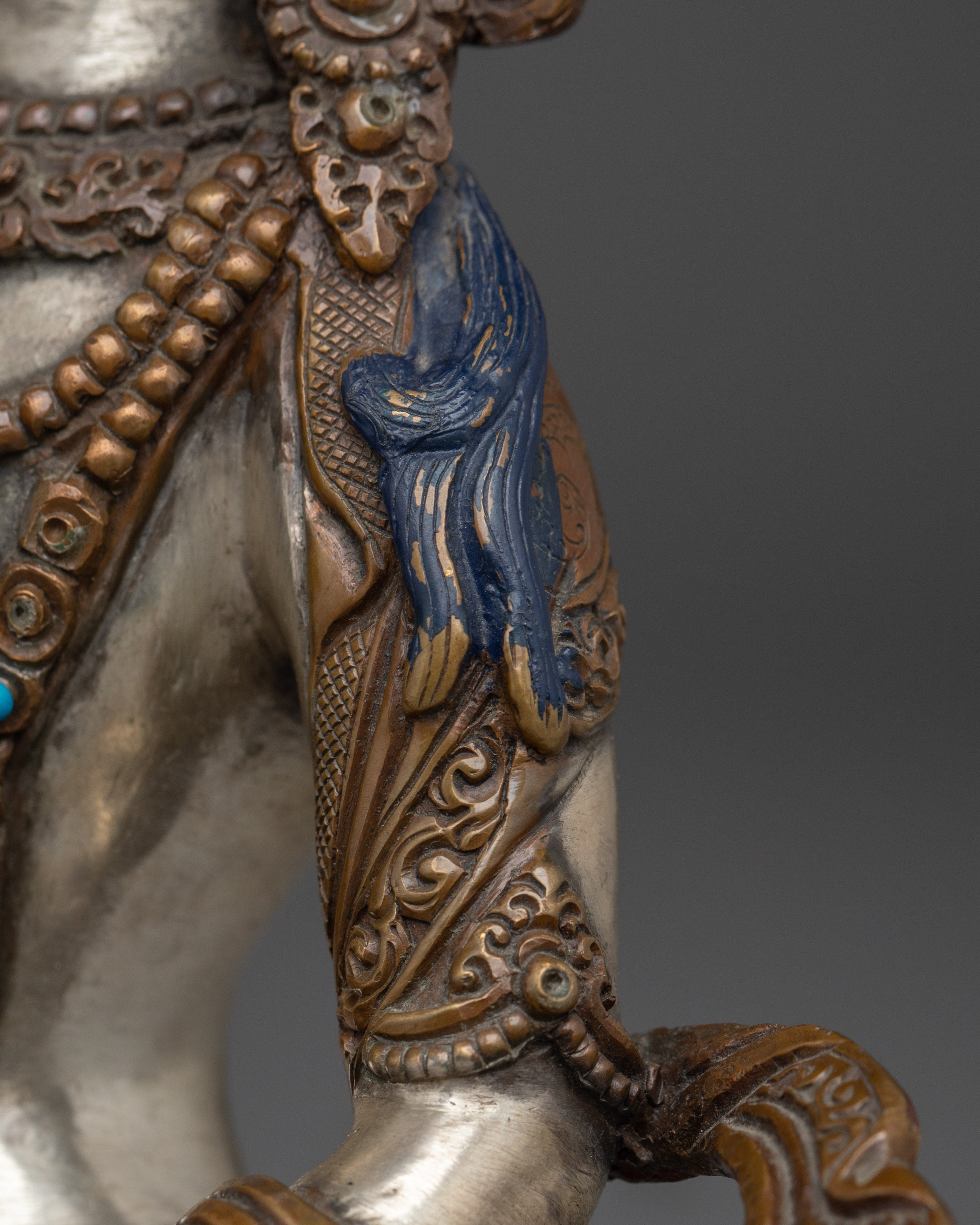 Copper Buddhist Artwork of Vajrasattva | Symbol of Purification and Inner Clarity