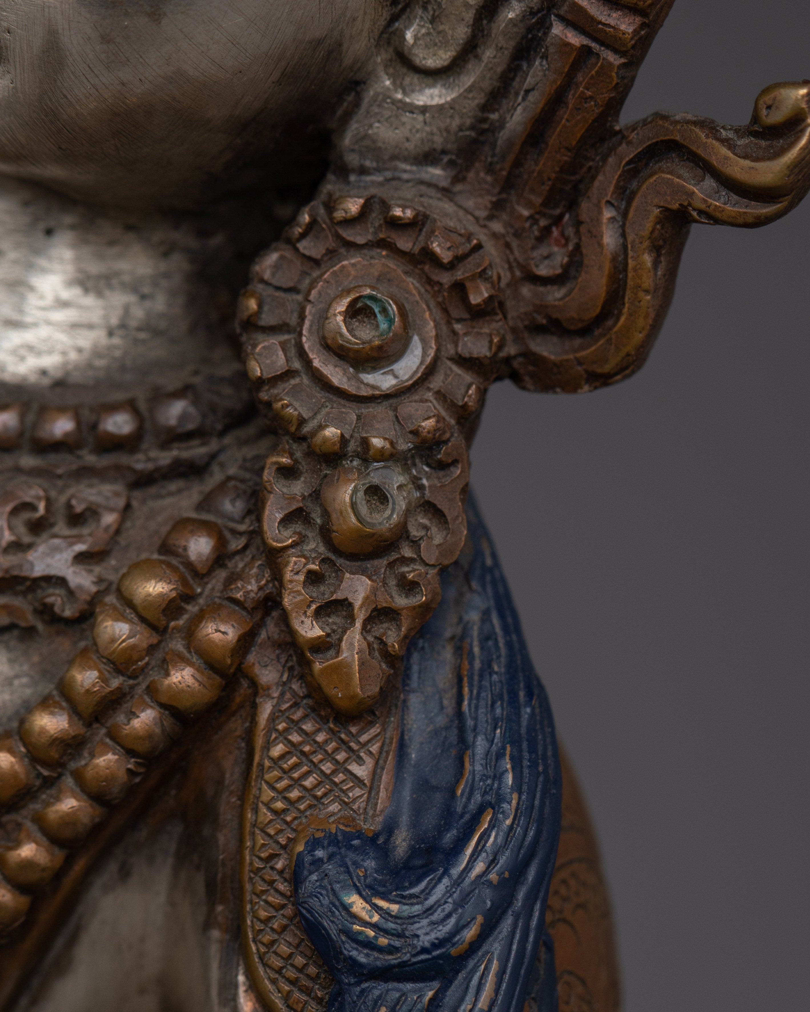 Copper Buddhist Artwork of Vajrasattva | Symbol of Purification and Inner Clarity