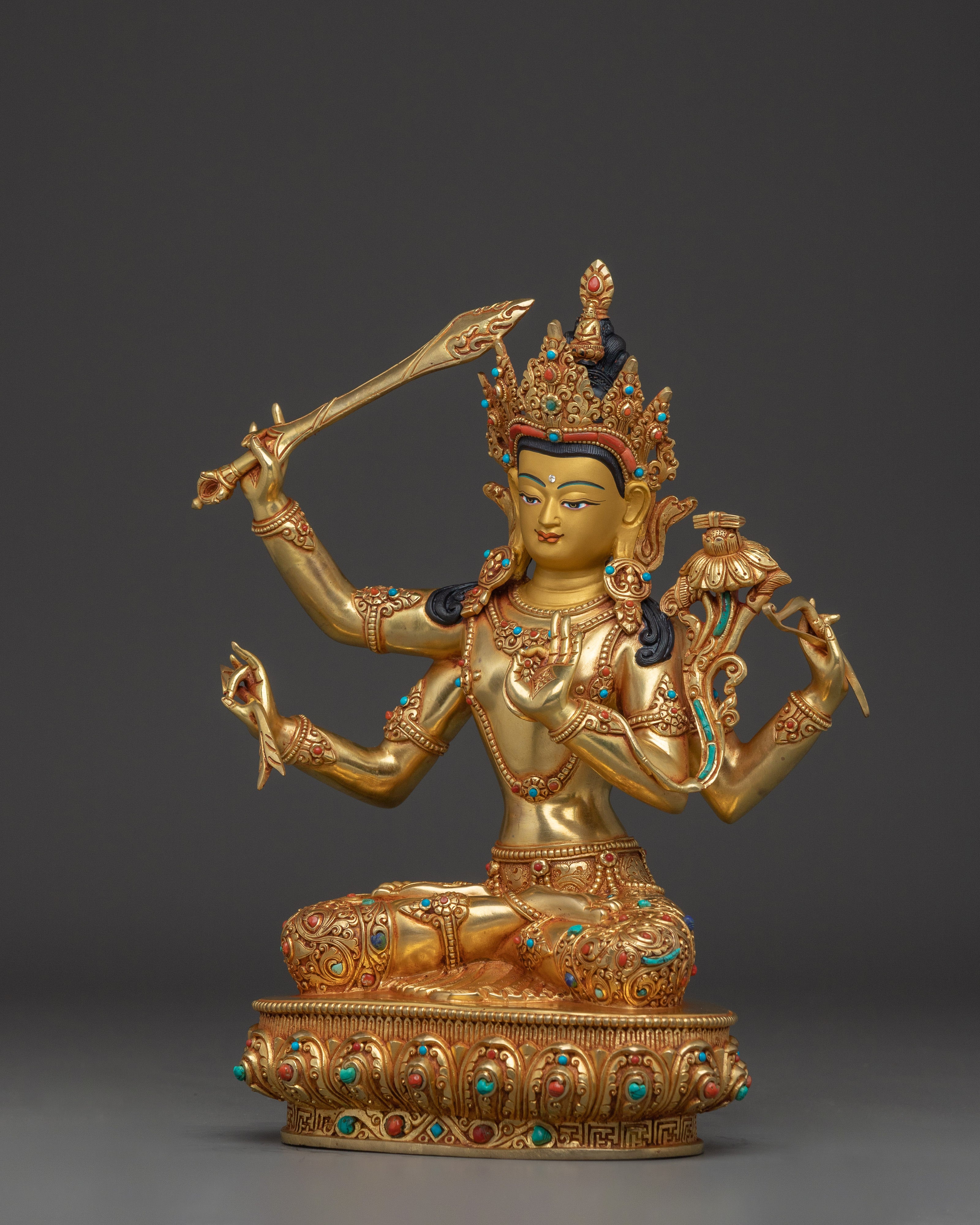 Dharma Protector Maha Manjushri | Bodhisattva of Transcendent Wisdom