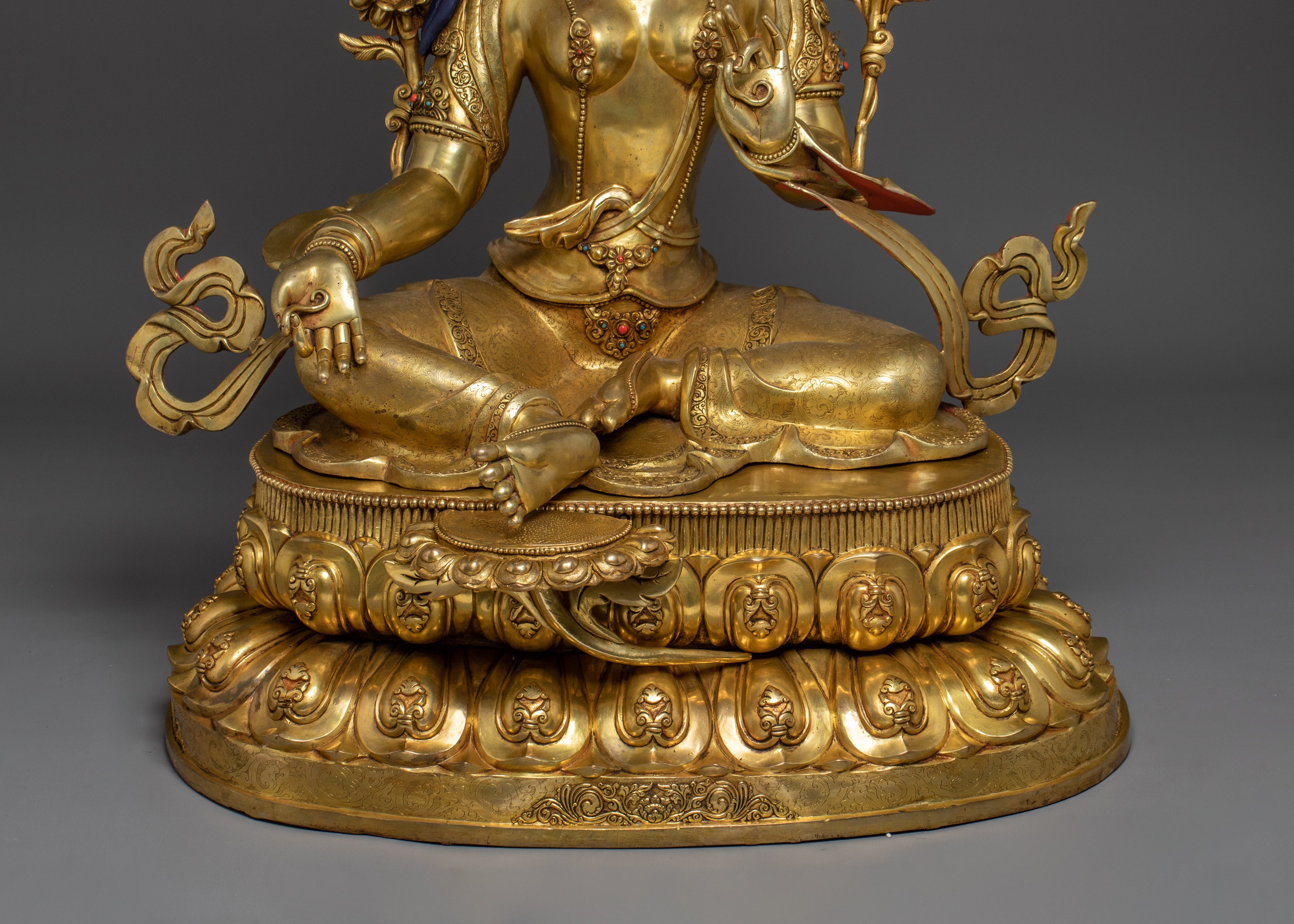 Golden Shyama Tara Artwork | Green Tara - Mother of All Buddhas